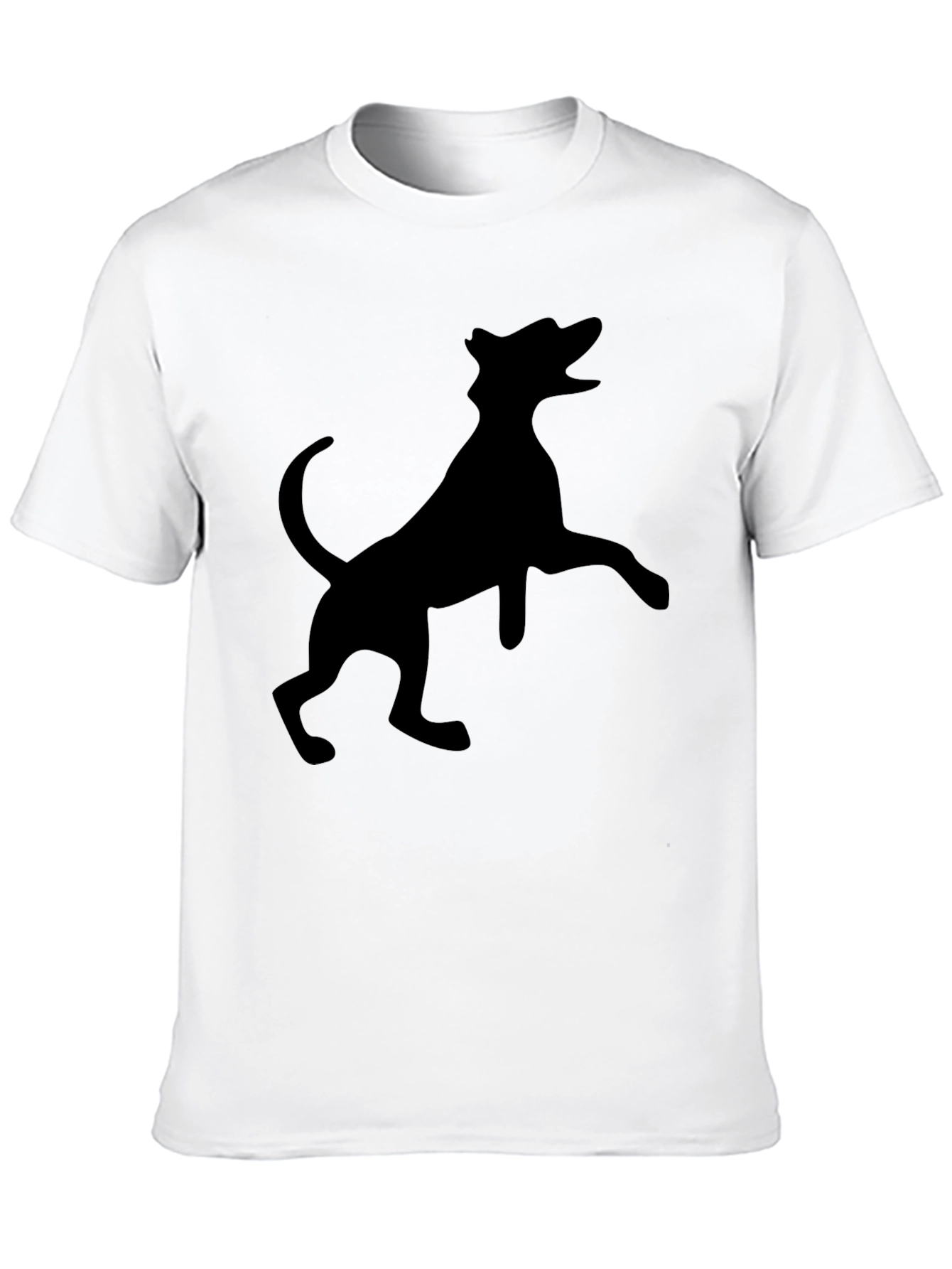 Black Dog Silhouette Graphic Tee