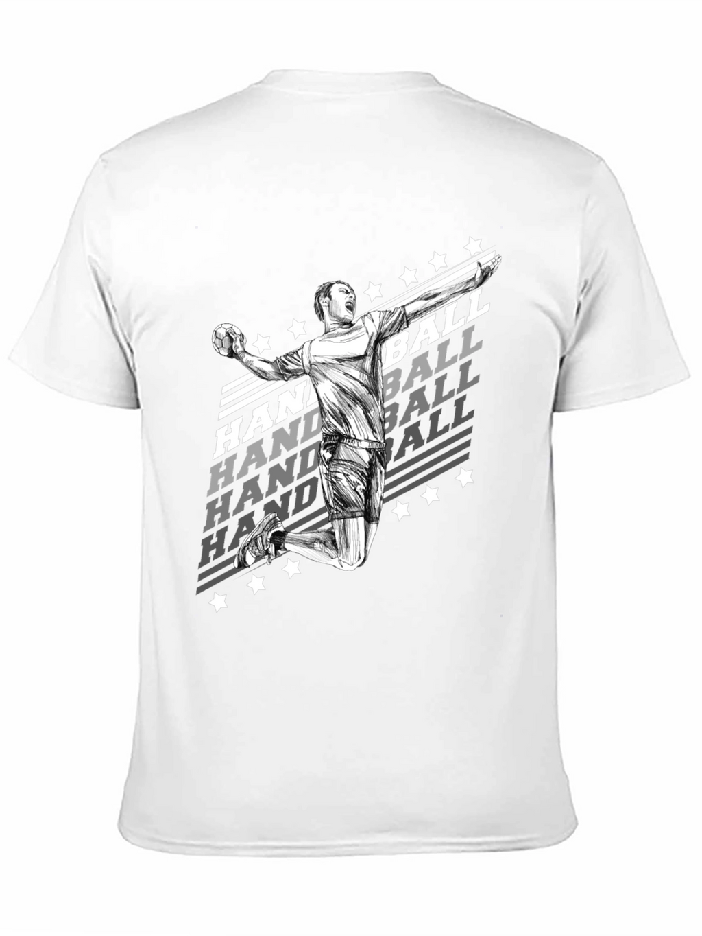 Handball Player Graphic T-Shirt