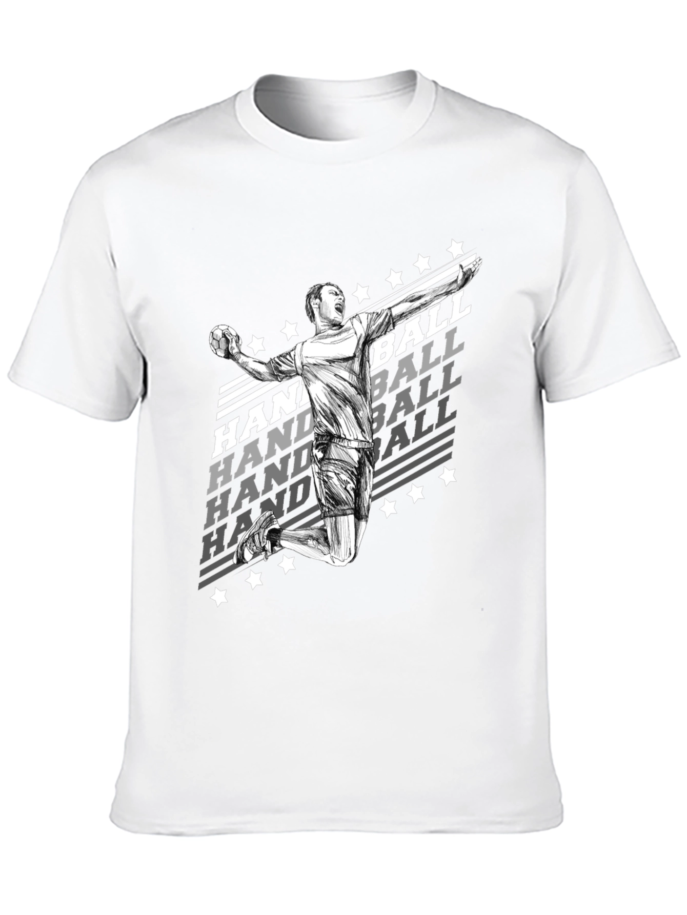 Handball Player Graphic T-Shirt