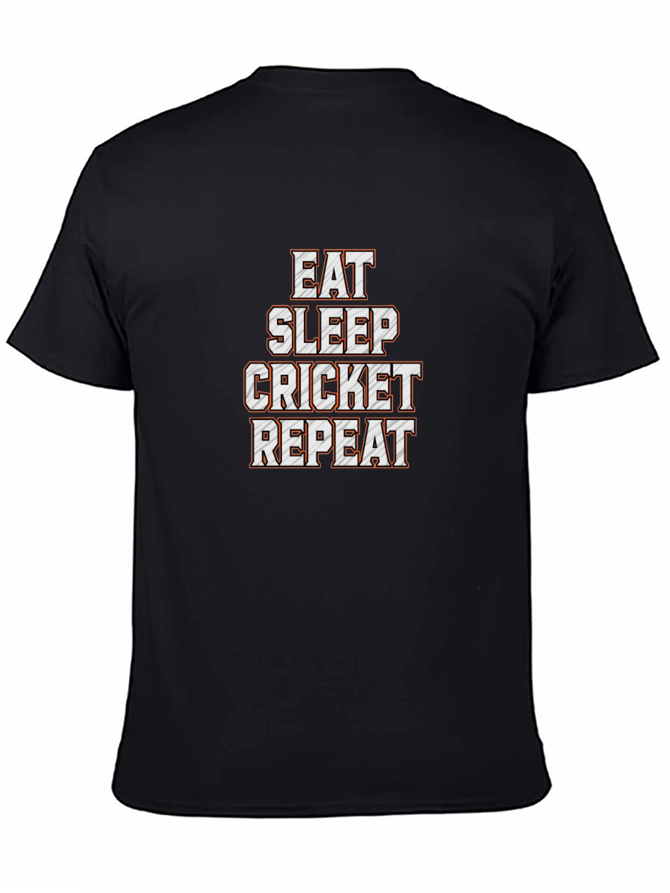 Eat Sleep Cricket Repeat Graphic T-Shirt