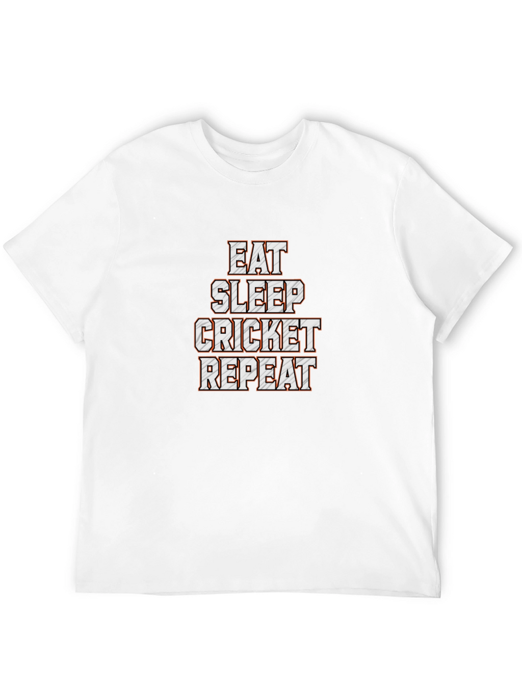 Eat Sleep Cricket Repeat Graphic T-Shirt