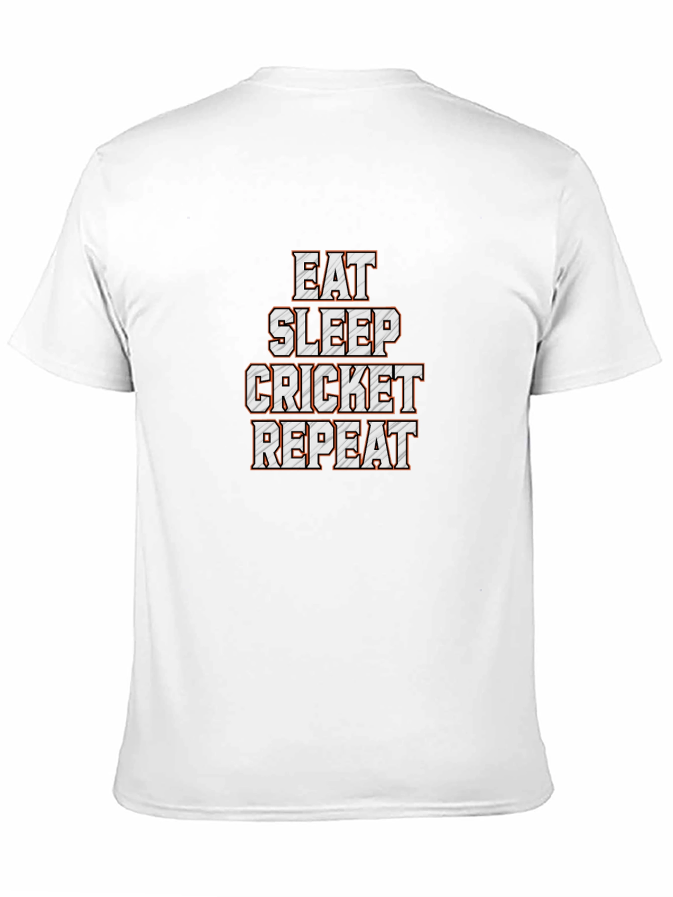 Eat Sleep Cricket Repeat Graphic T-Shirt