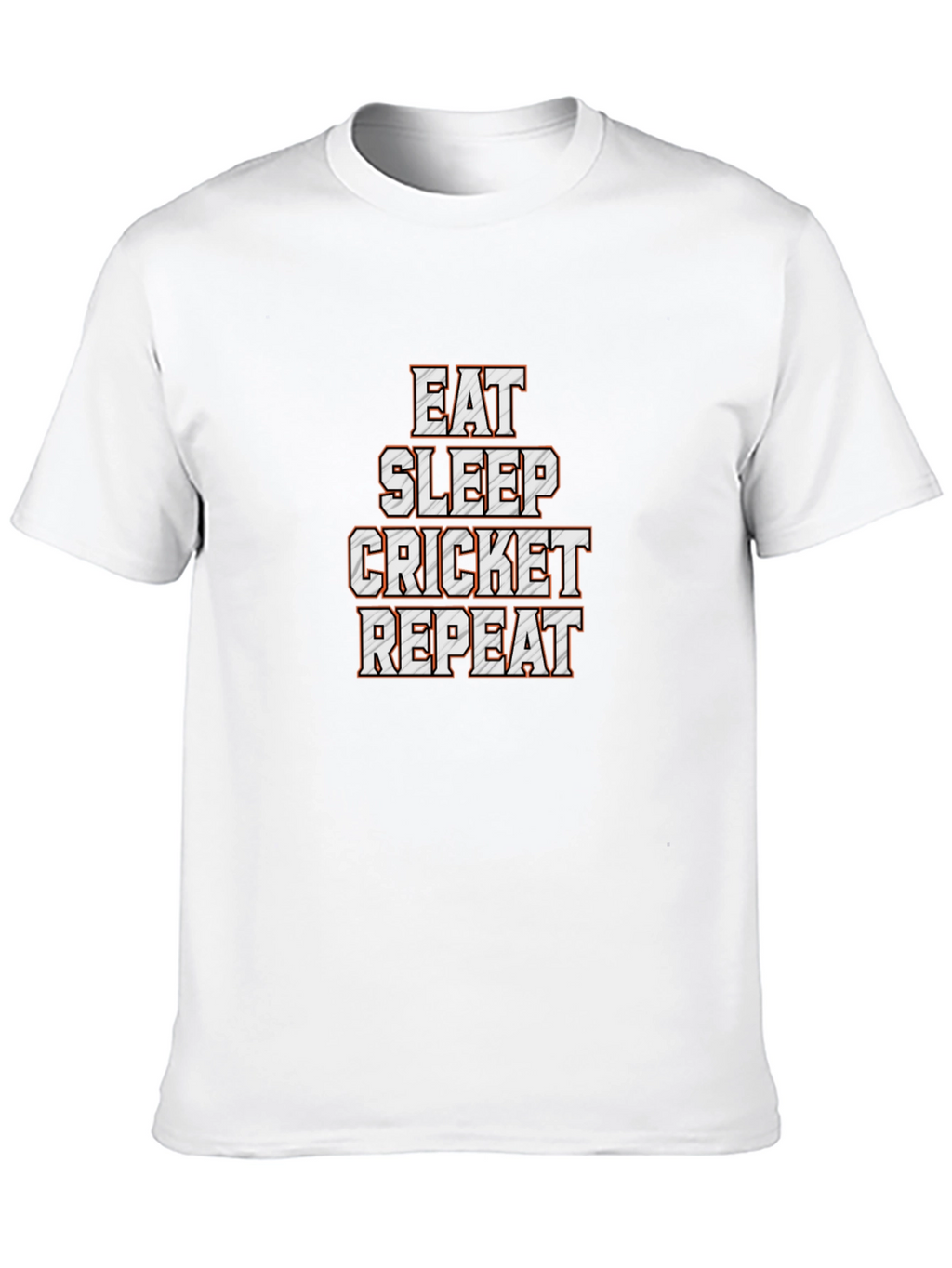 Eat Sleep Cricket Repeat Graphic T-Shirt