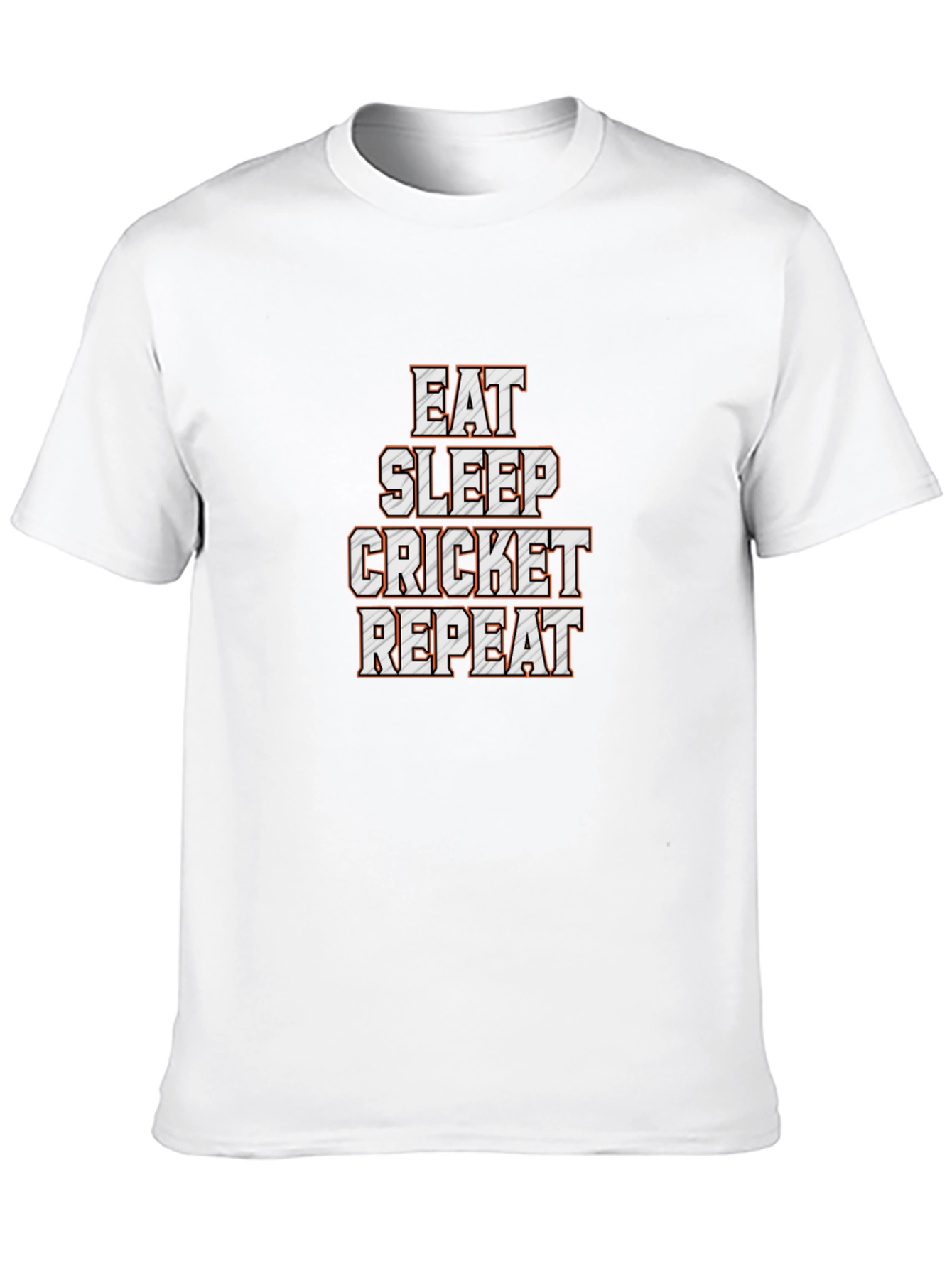 Eat Sleep Cricket Repeat Graphic T-Shirt