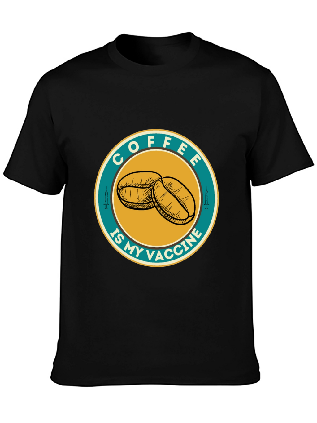 Coffee Is My Vaccine Graphic T-Shirt