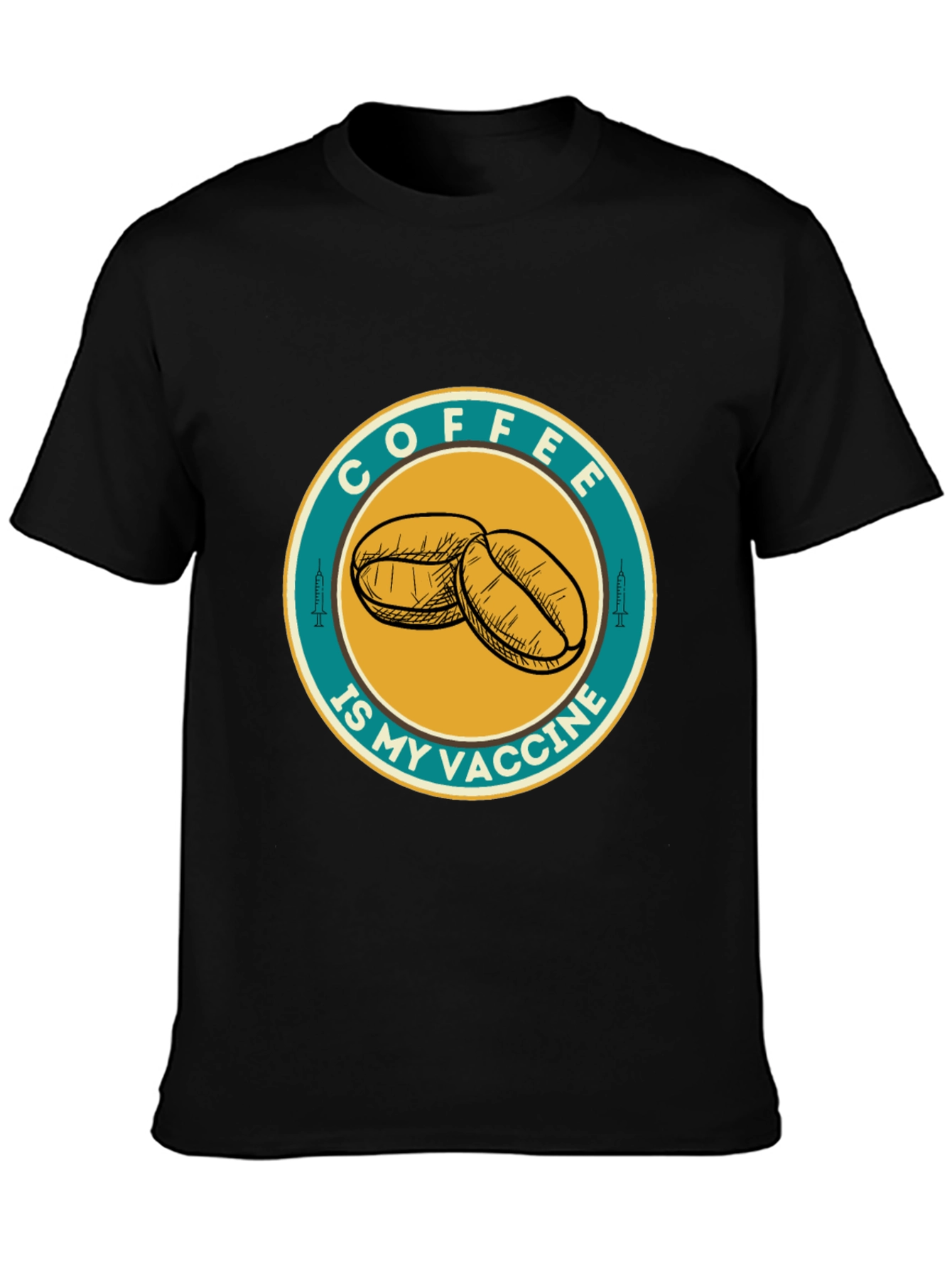 Coffee Is My Vaccine Graphic T-Shirt
