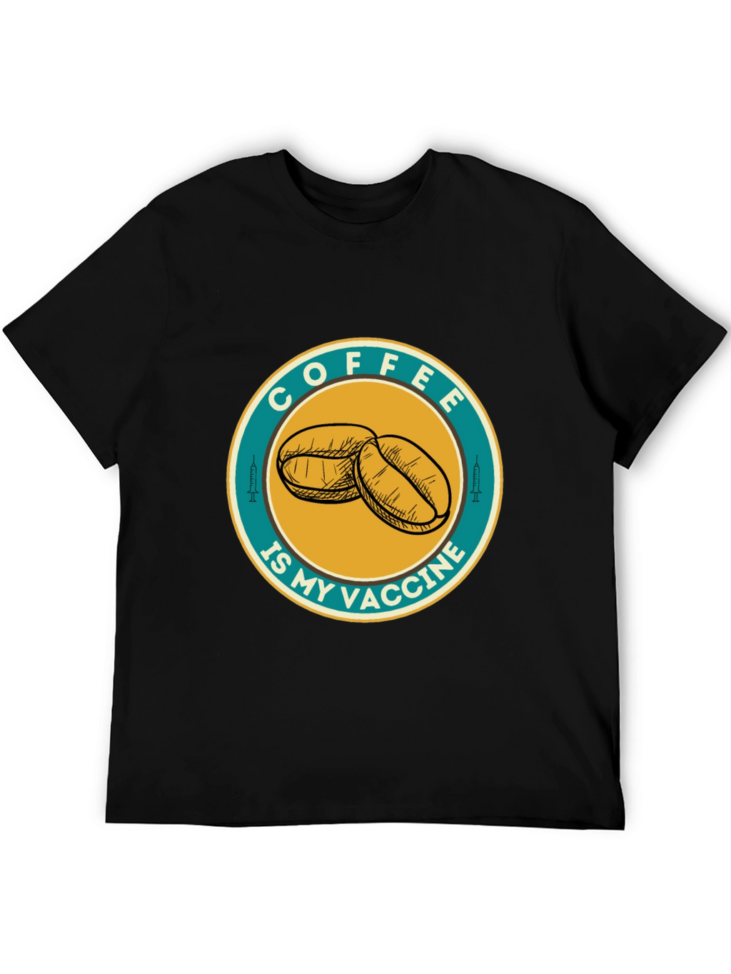Coffee Is My Vaccine Graphic T-Shirt