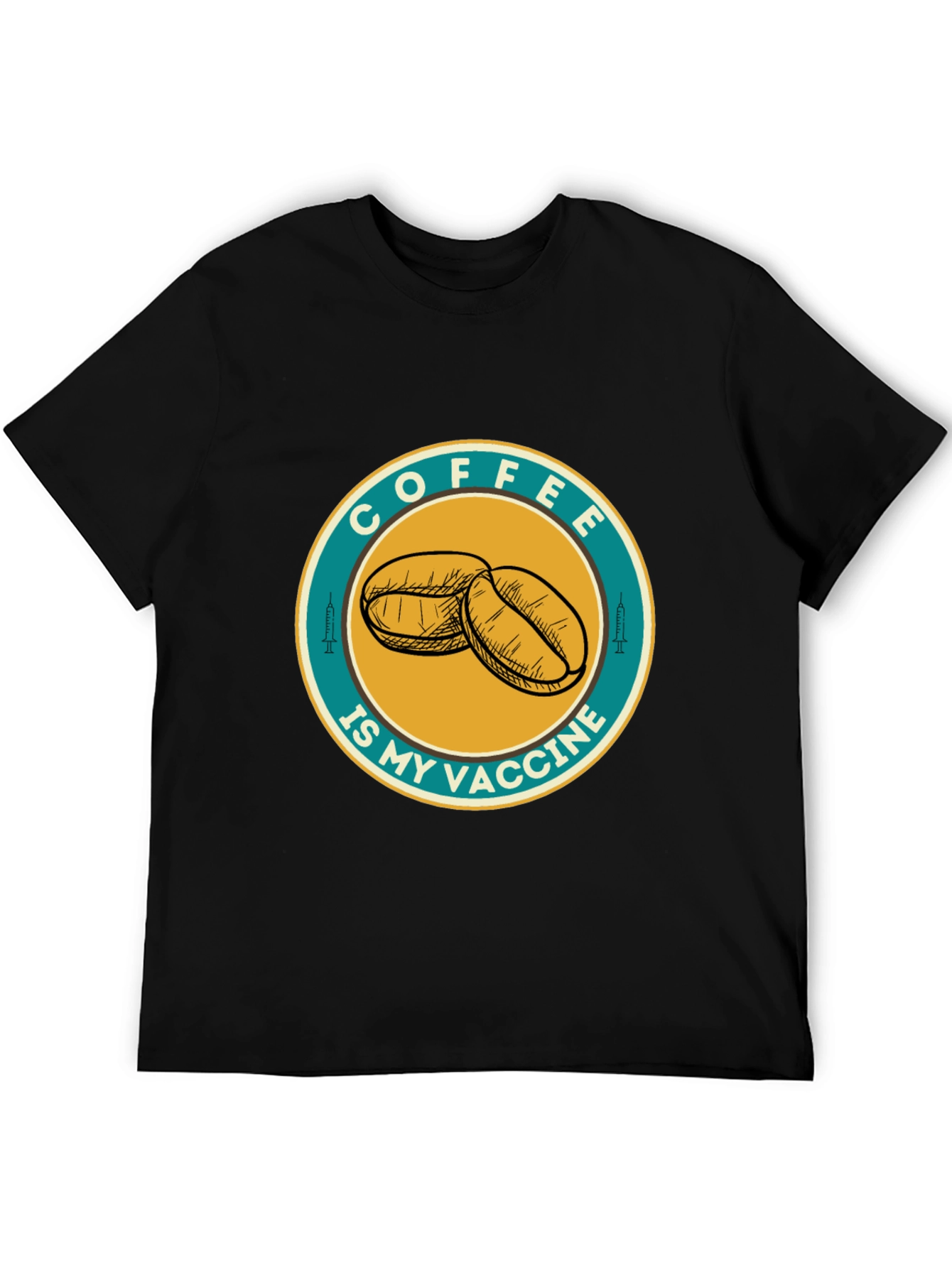 Coffee Is My Vaccine Graphic T-Shirt