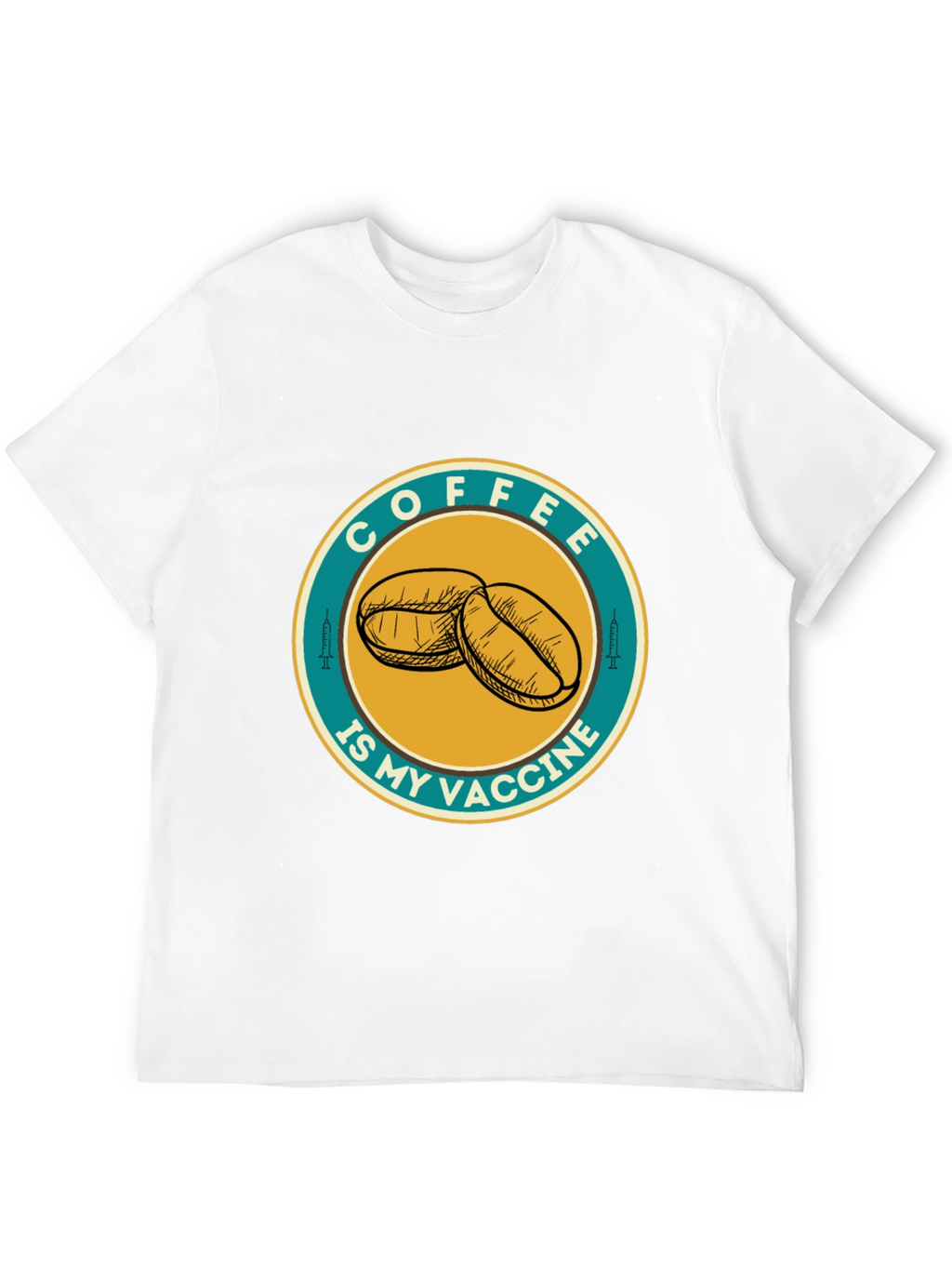 Coffee Is My Vaccine Graphic T-Shirt
