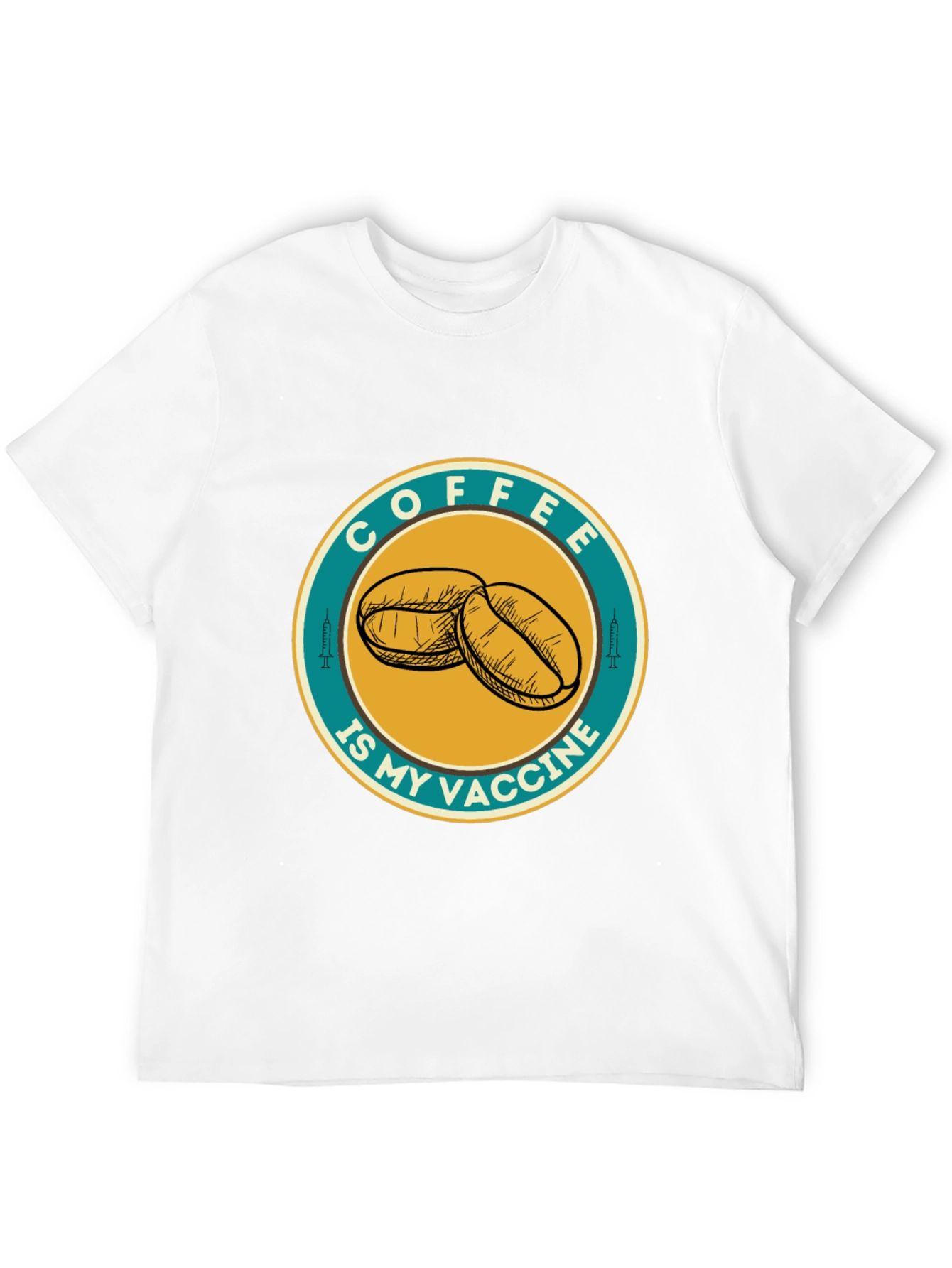 Coffee Is My Vaccine Graphic T-Shirt