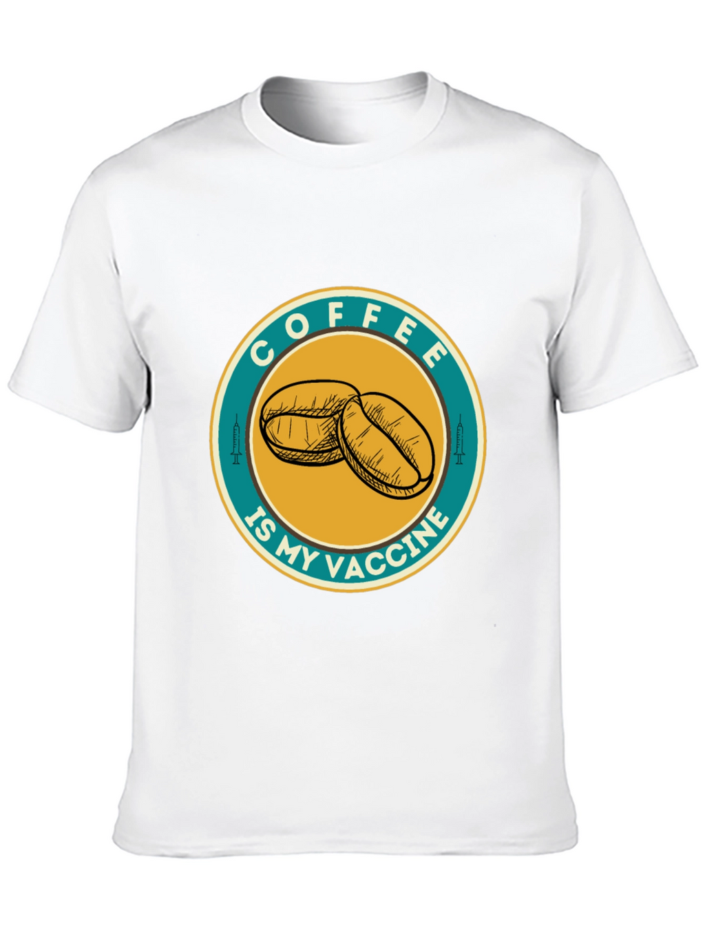 Coffee Is My Vaccine Graphic T-Shirt