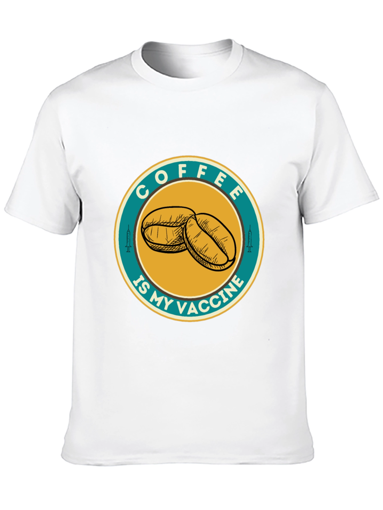 Coffee Is My Vaccine Graphic T-Shirt