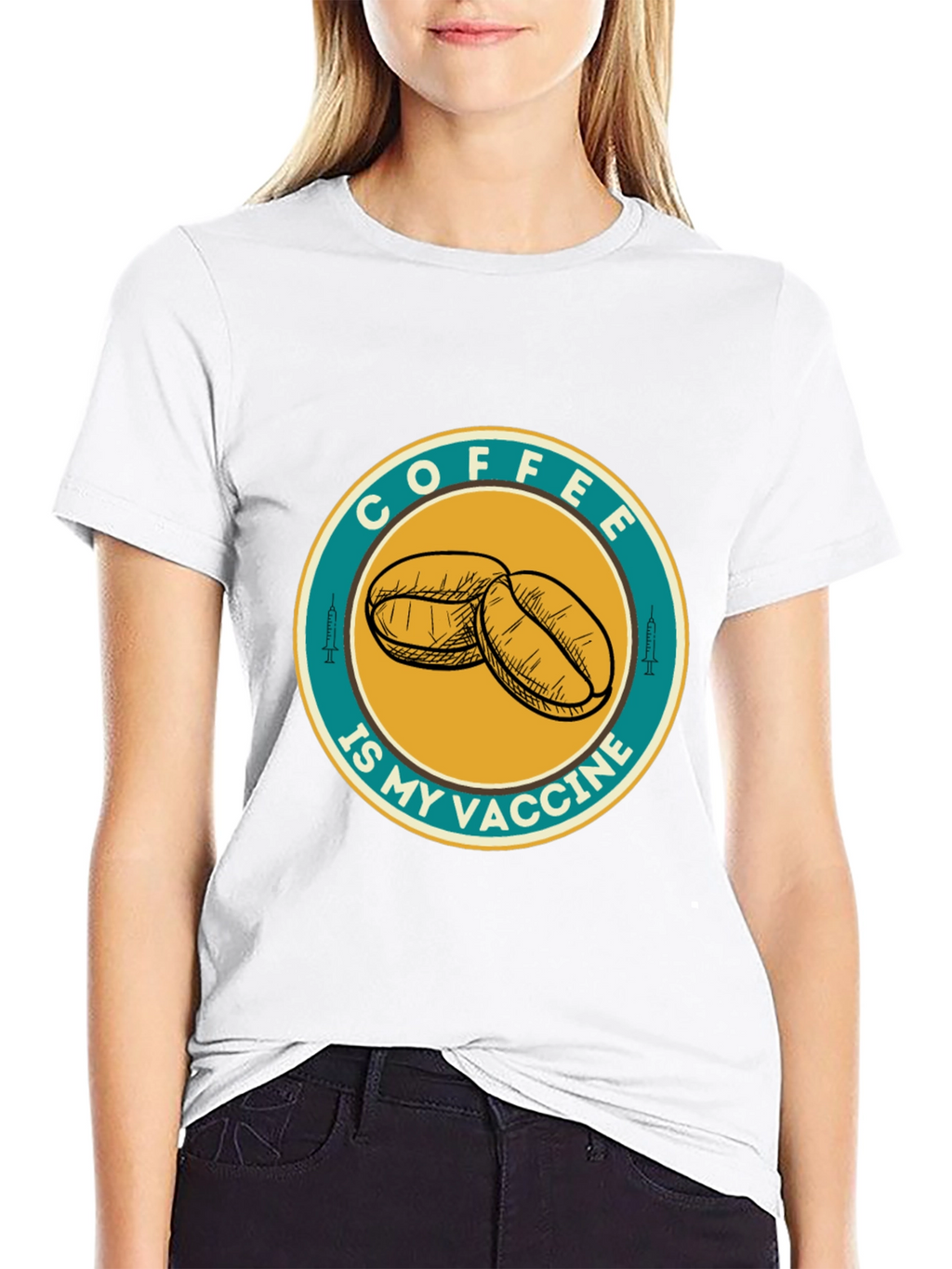 Coffee Is My Vaccine Graphic T-Shirt