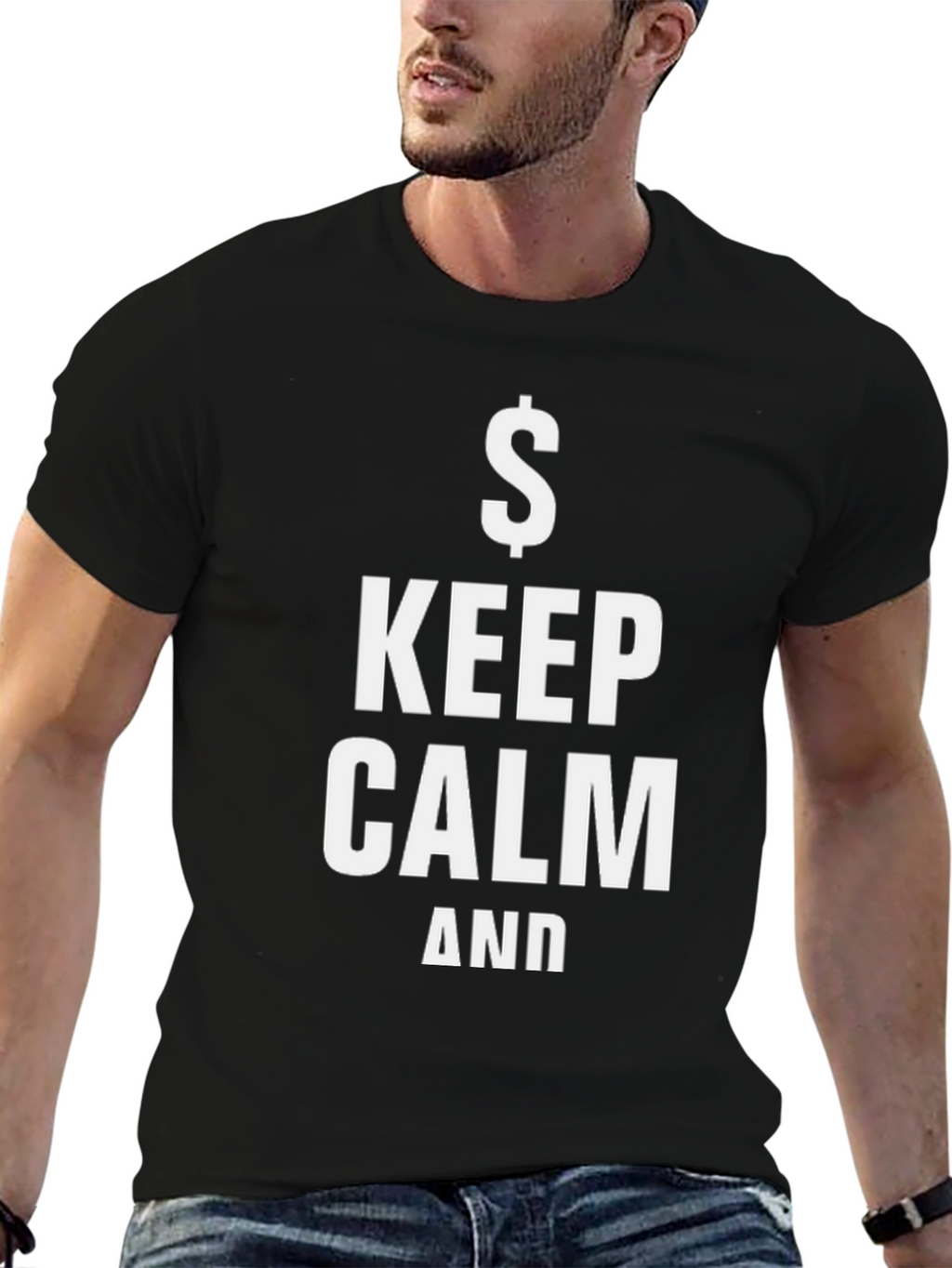 Keep Calm & Get Paid Black T-Shirt