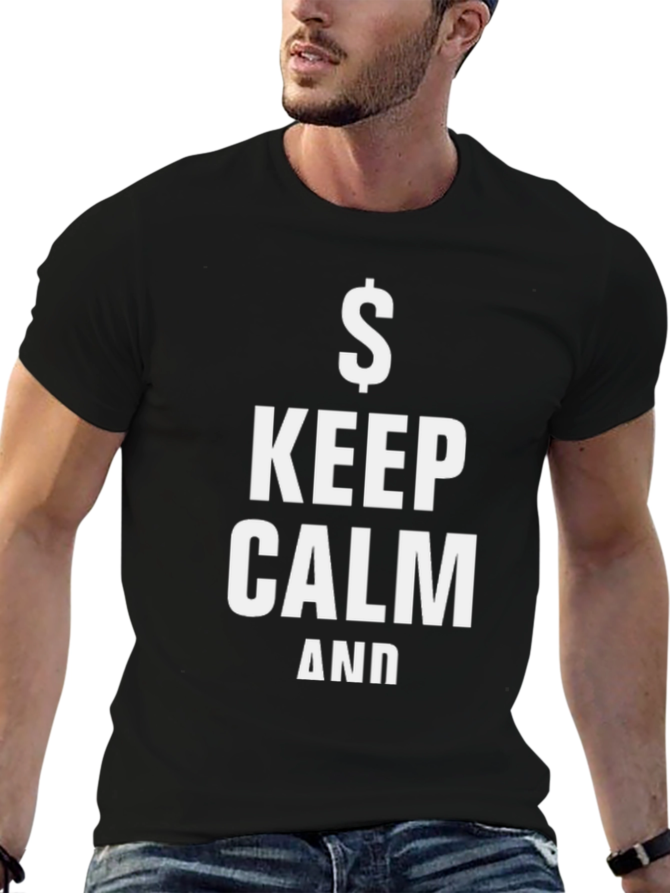 Keep Calm & Get Paid Black T-Shirt