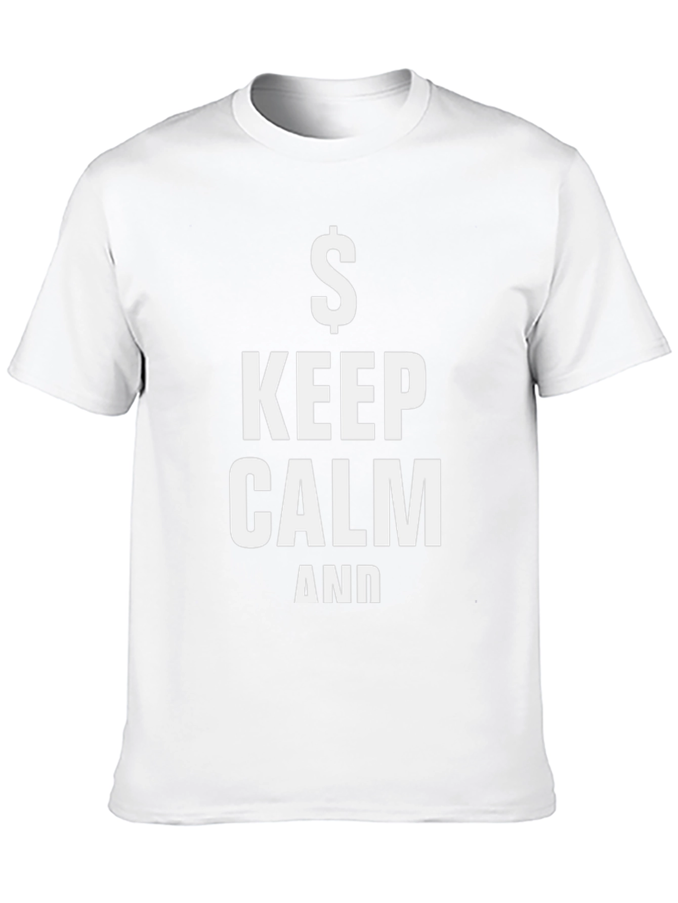 Keep Calm & Get Paid Black T-Shirt