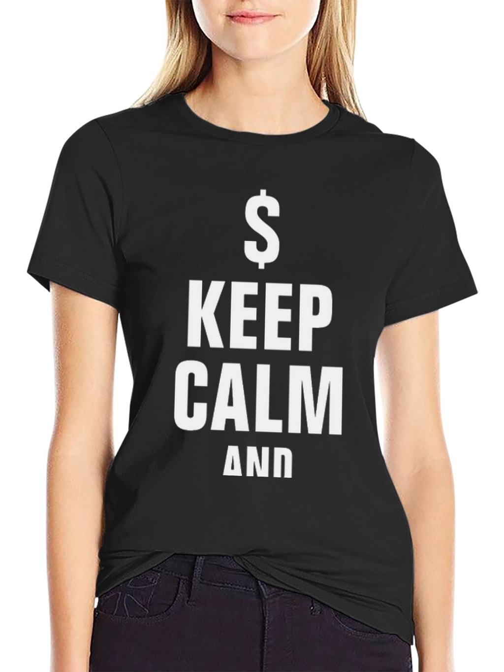 Keep Calm & Get Paid Black T-Shirt