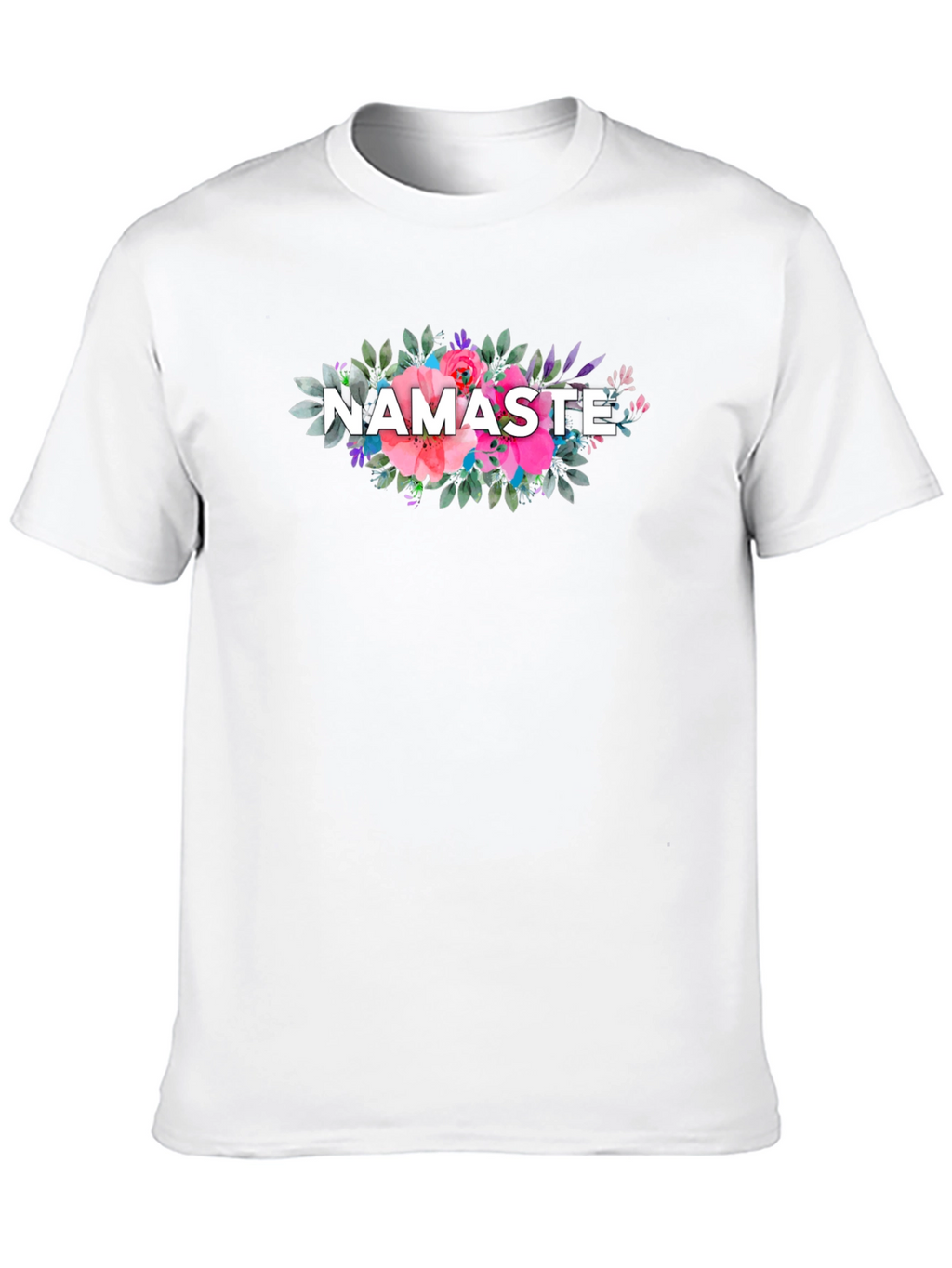 Namaste Floral Graphic T-Shirt