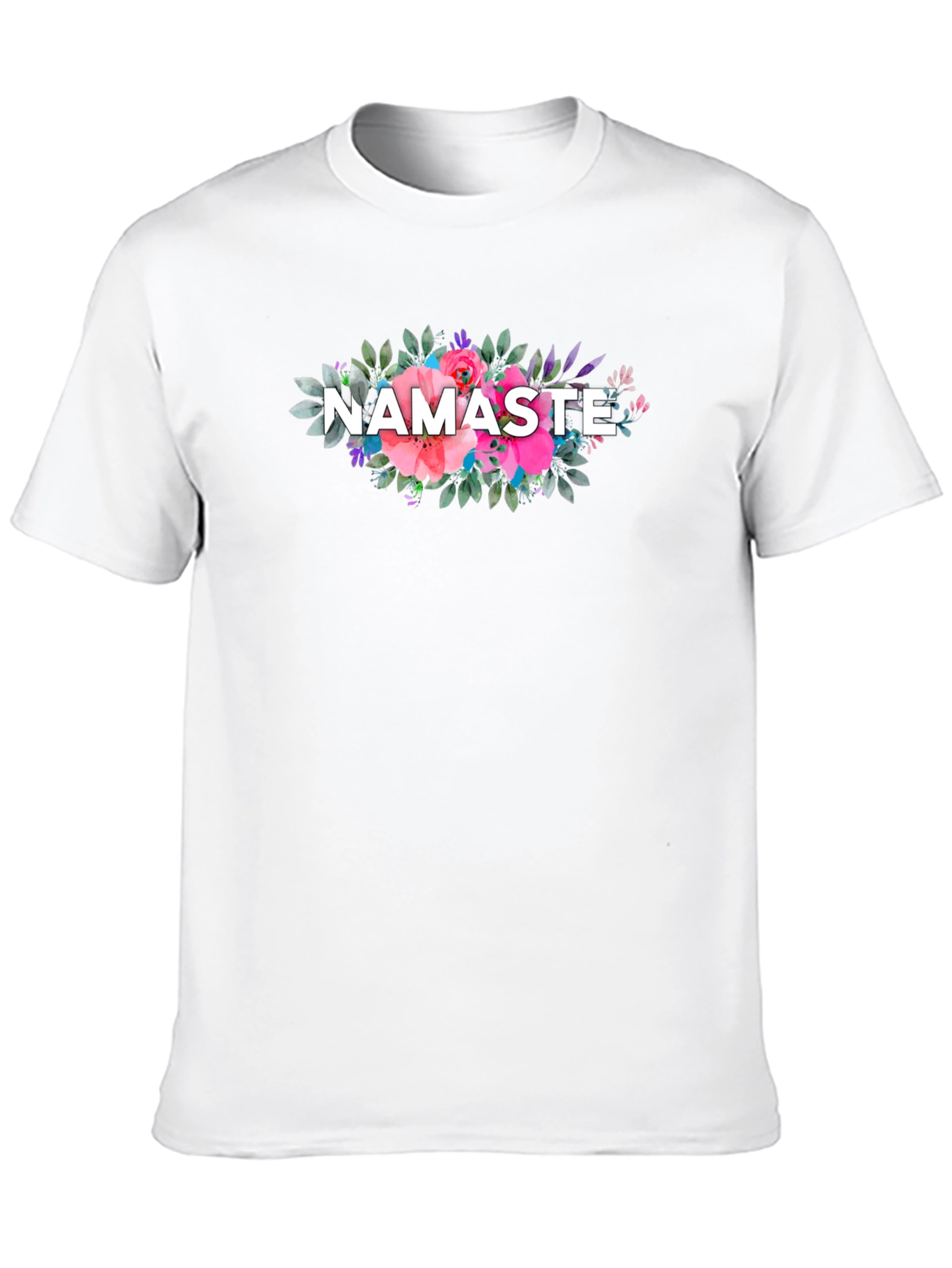 Namaste Floral Graphic T-Shirt