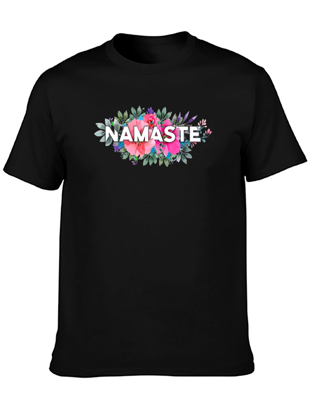 Namaste Floral Graphic T-Shirt