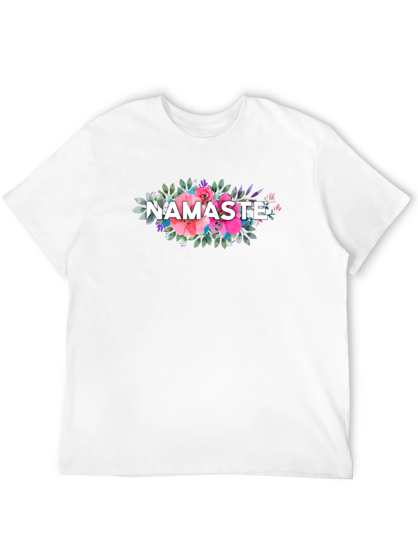 Namaste Floral Graphic T-Shirt