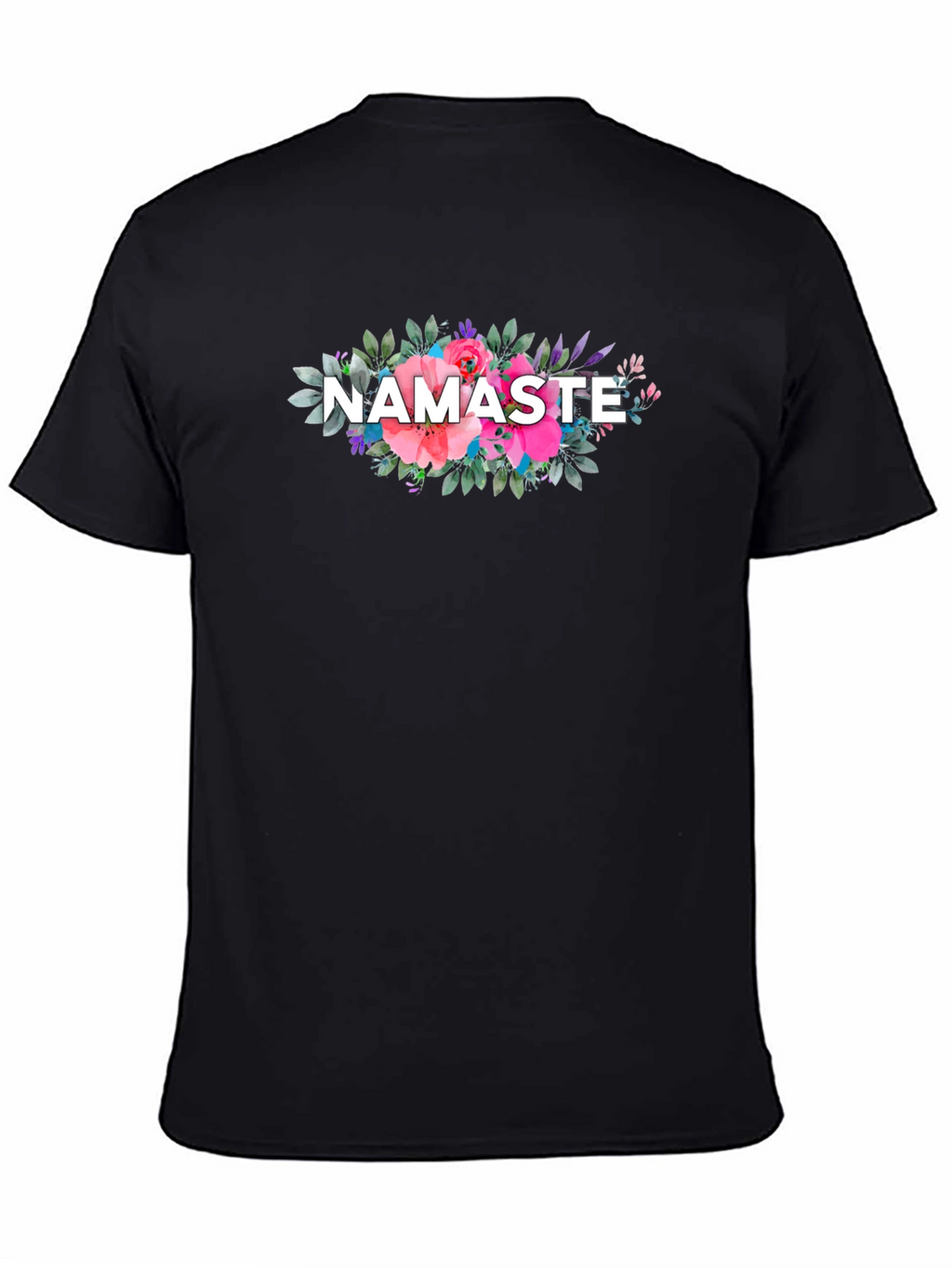 Namaste Floral Graphic T-Shirt