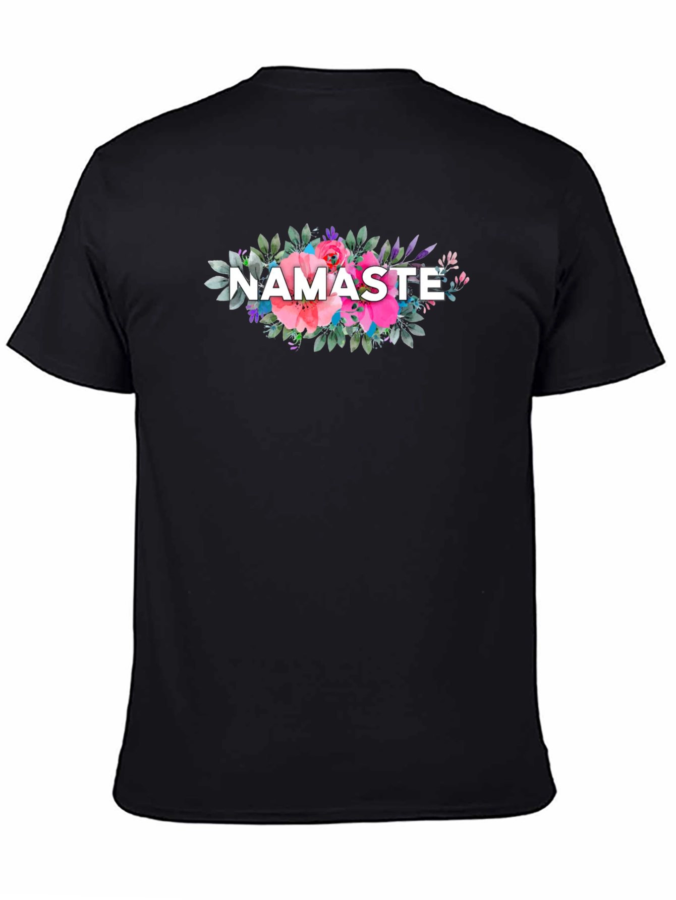Namaste Floral Graphic T-Shirt