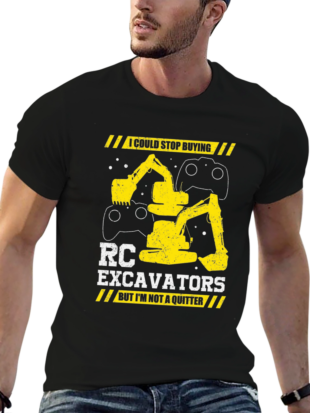 RC Excavator T-Shirt - Construction Hobbyist Apparel