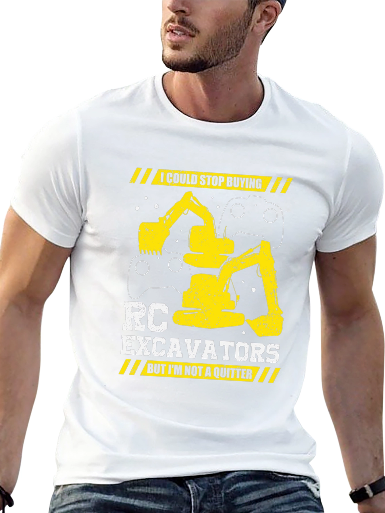 RC Excavator T-Shirt - Construction Hobbyist Apparel