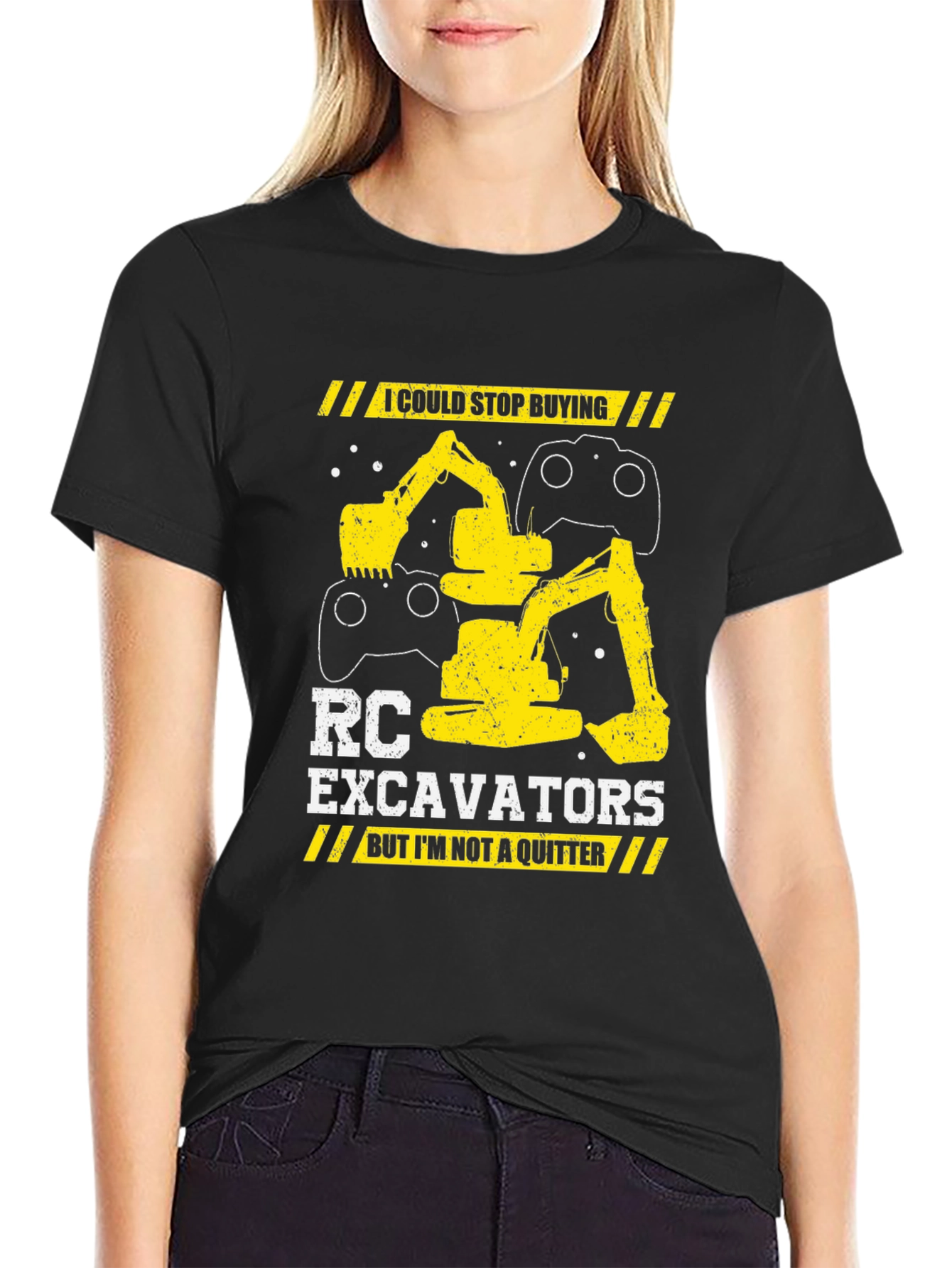 RC Excavator T-Shirt - Construction Hobbyist Apparel