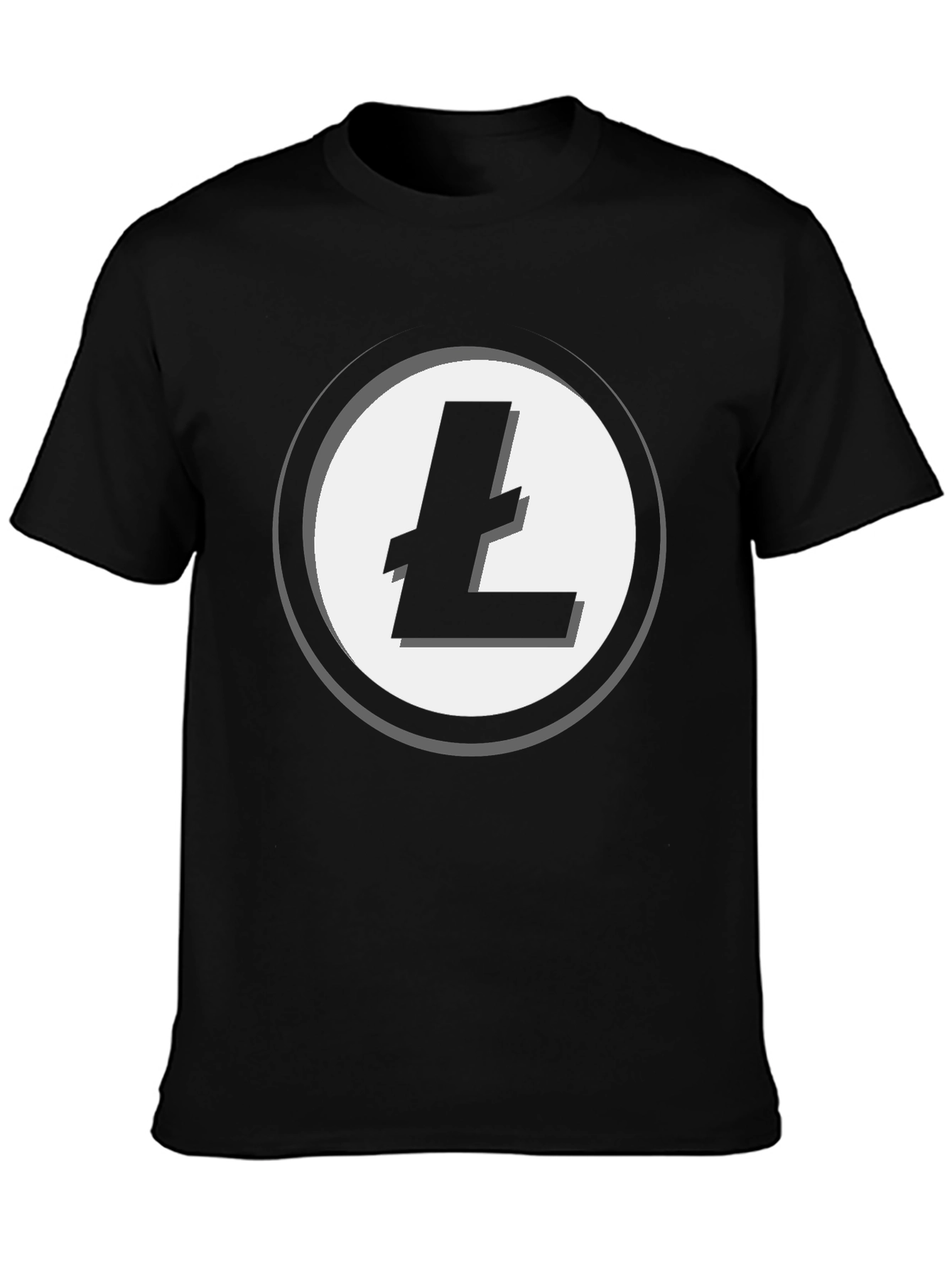 Litecoin Logo T-Shirt - Crypto Enthusiast Apparel