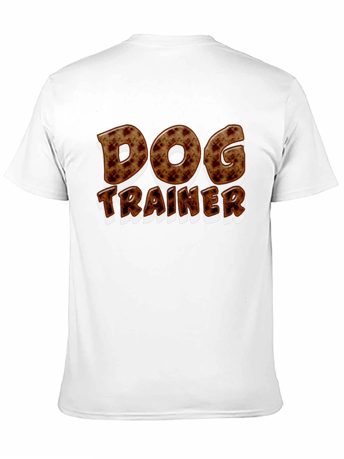 Dog Trainer Graphic T-Shirt - Black Casual Tee