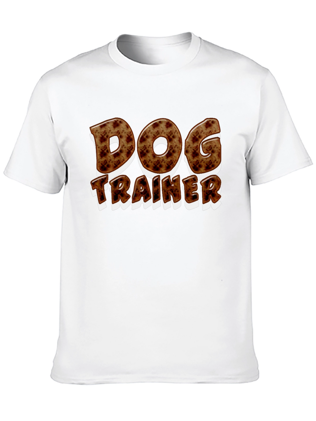 Dog Trainer Graphic T-Shirt - Black Casual Tee