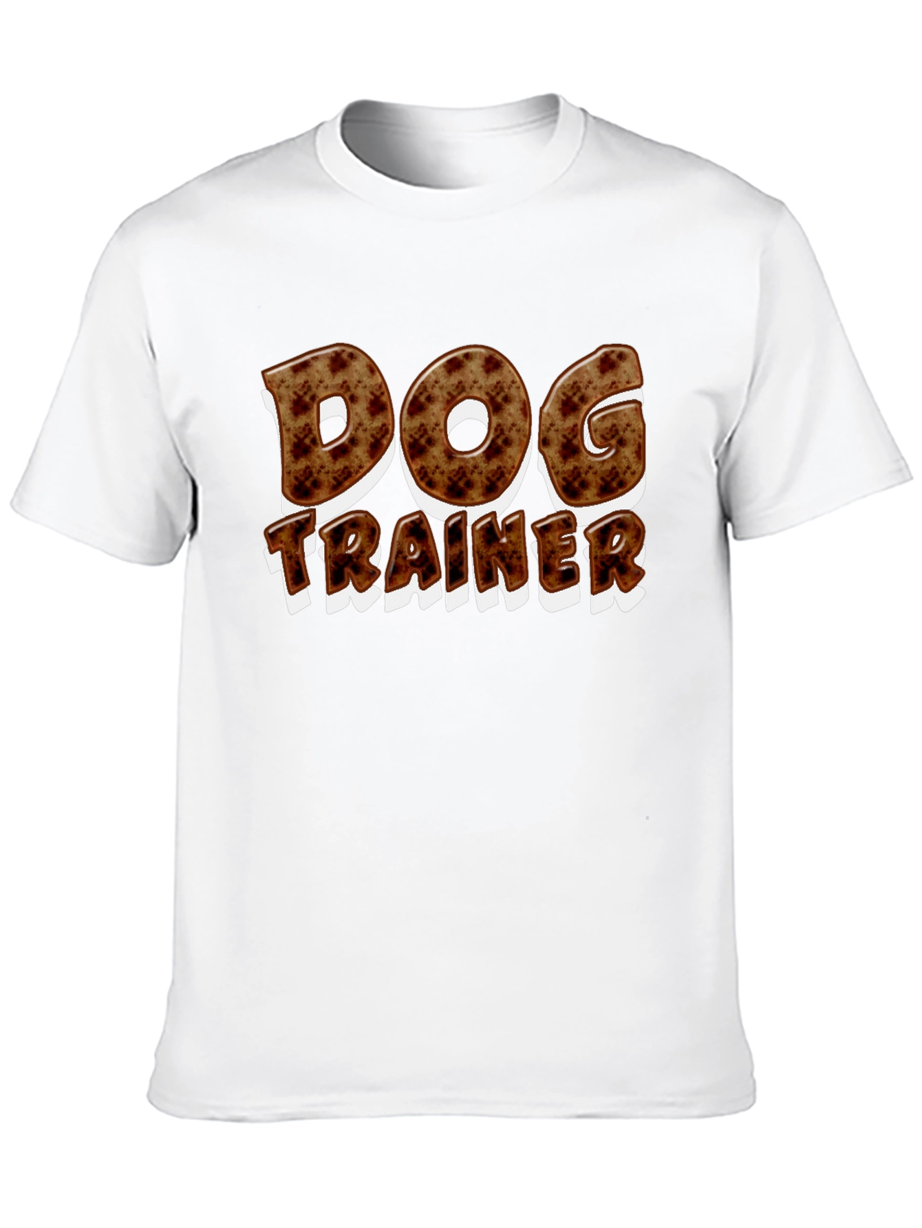 Dog Trainer Graphic T-Shirt - Black Casual Tee