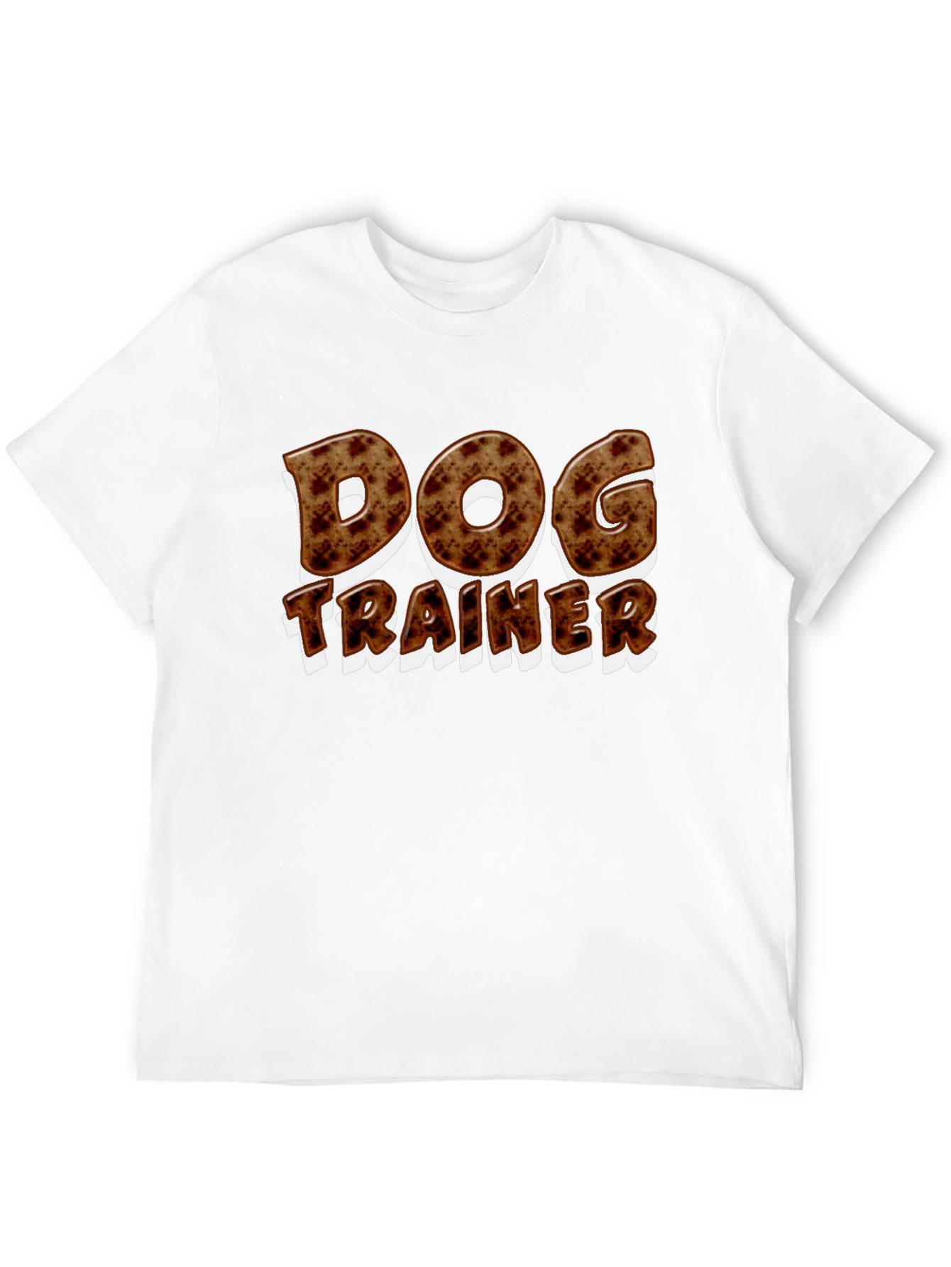 Dog Trainer Graphic T-Shirt - Black Casual Tee