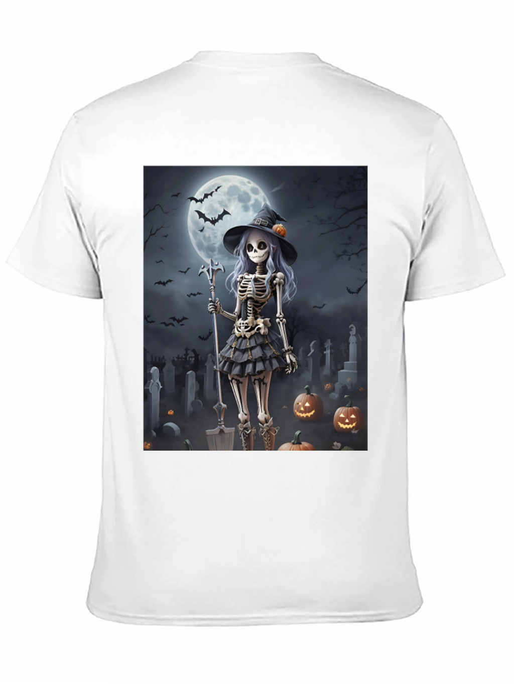 Halloween Skeleton Witch T-Shirt