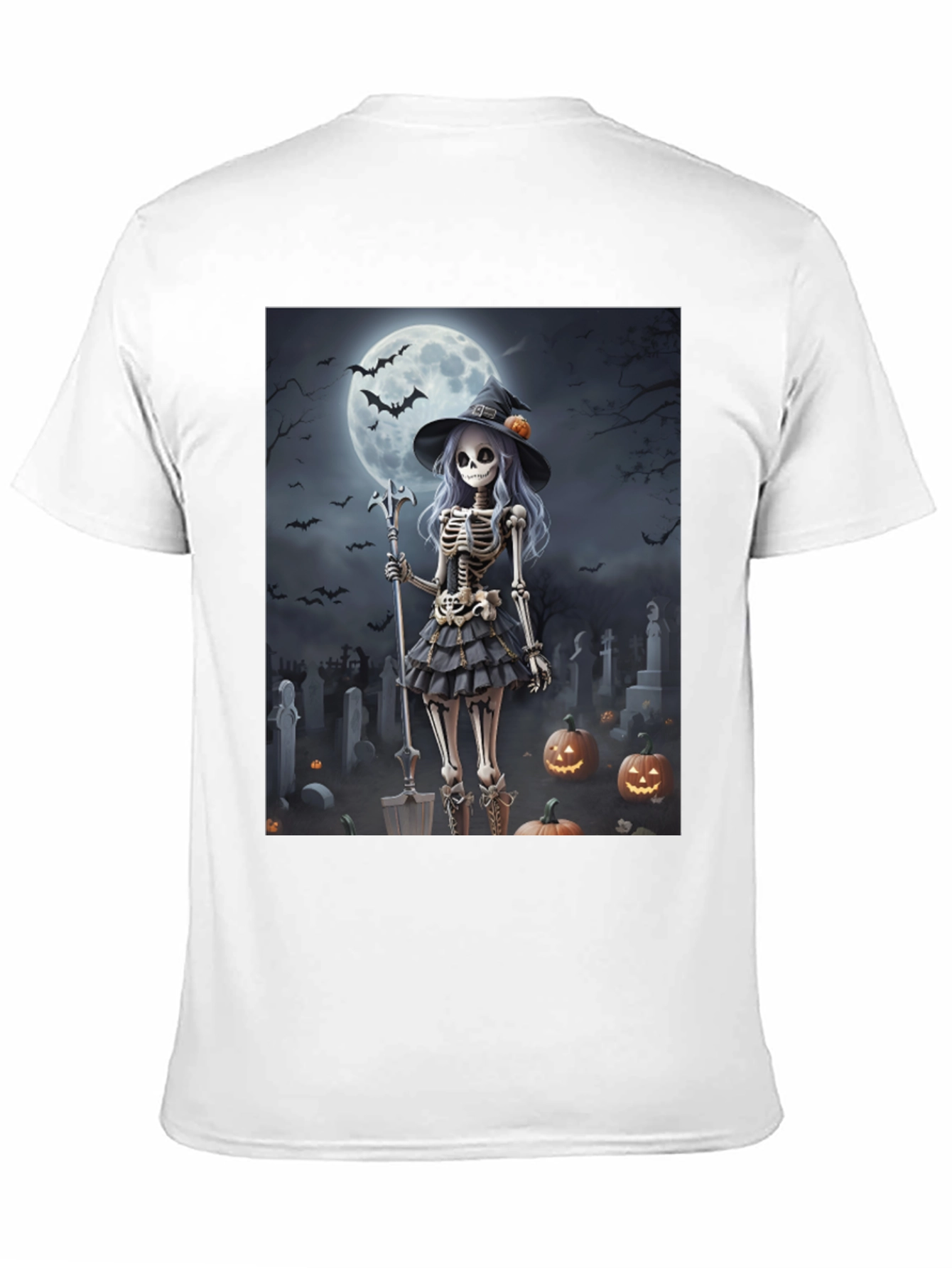 Halloween Skeleton Witch T-Shirt
