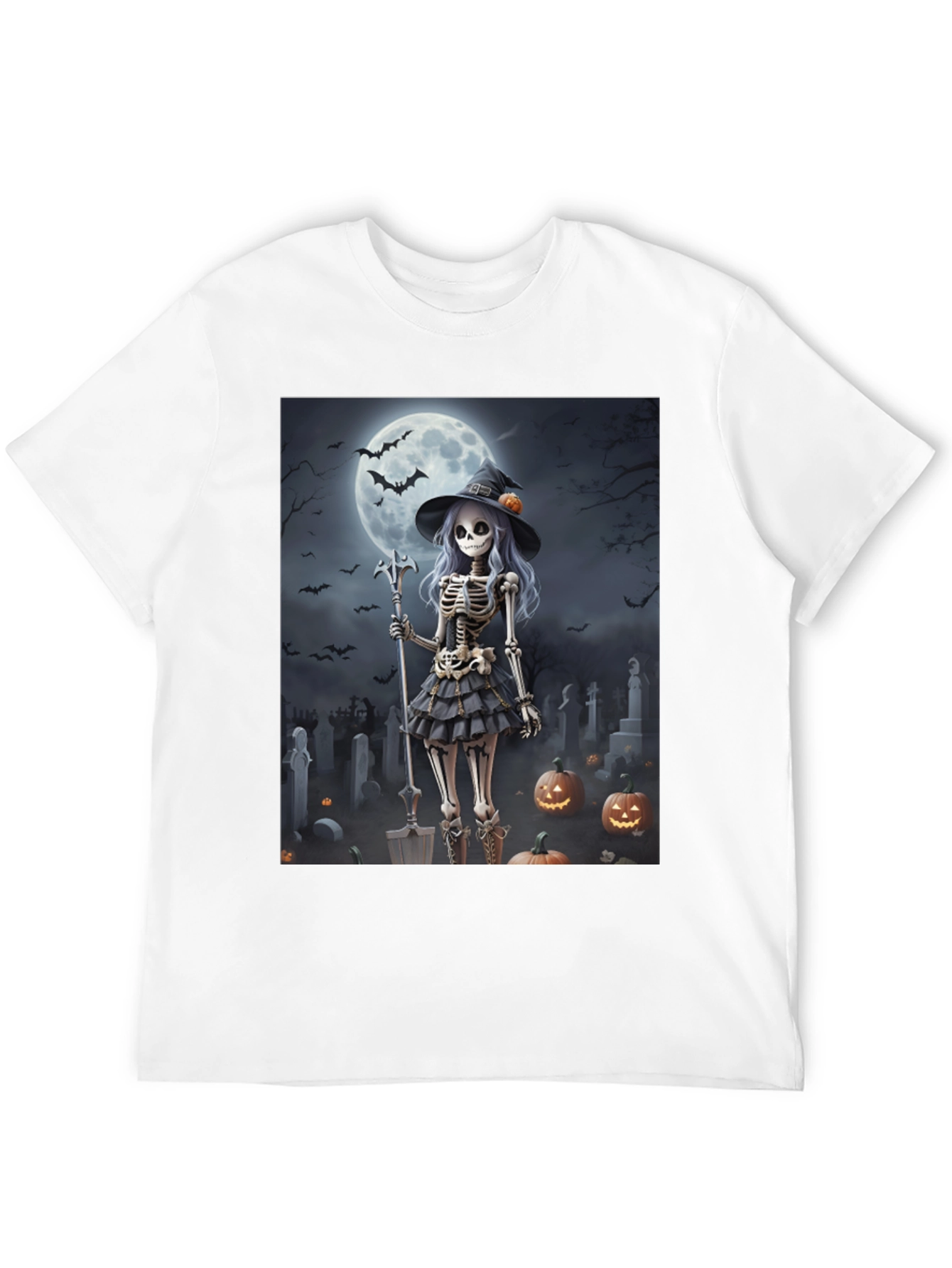 Halloween Skeleton Witch T-Shirt