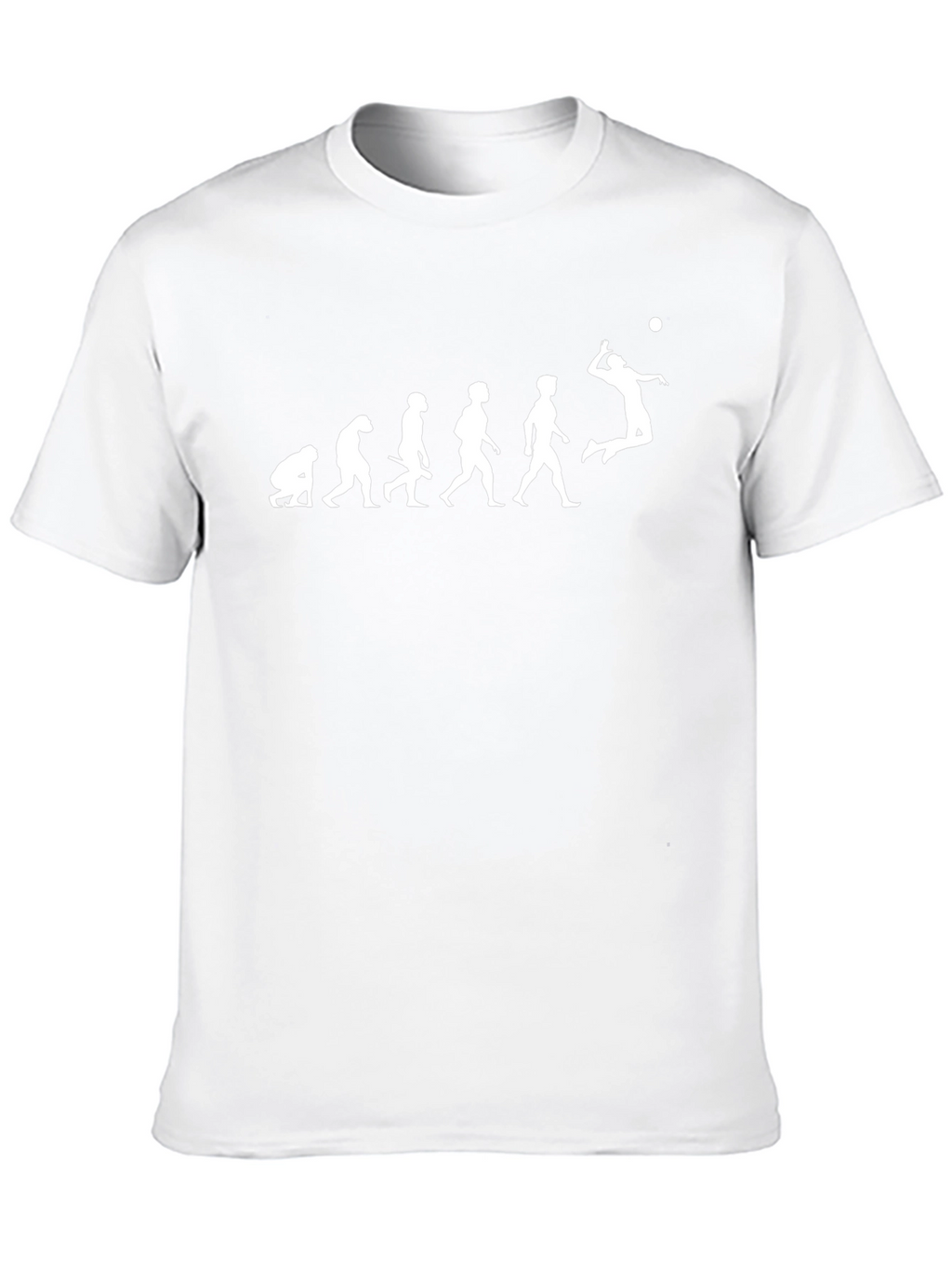 Evolution of Volleyball Player T-Shirt - Black