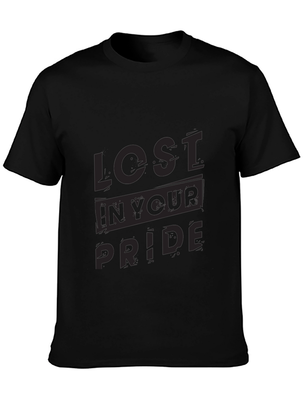 Lost in Your Pride Graphic Tee - Black