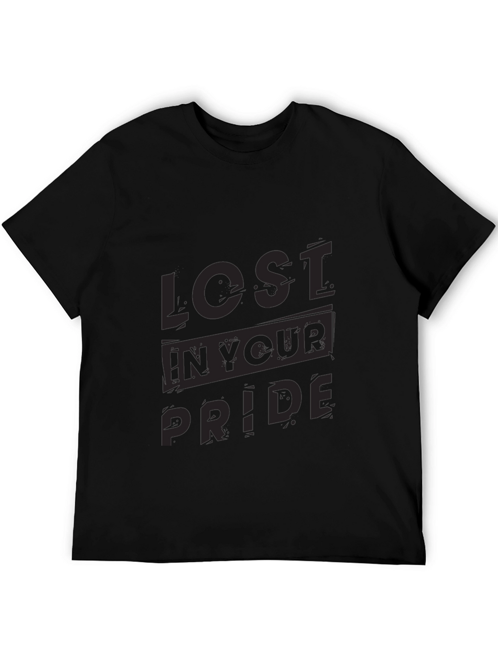 Lost in Your Pride Graphic Tee - Black