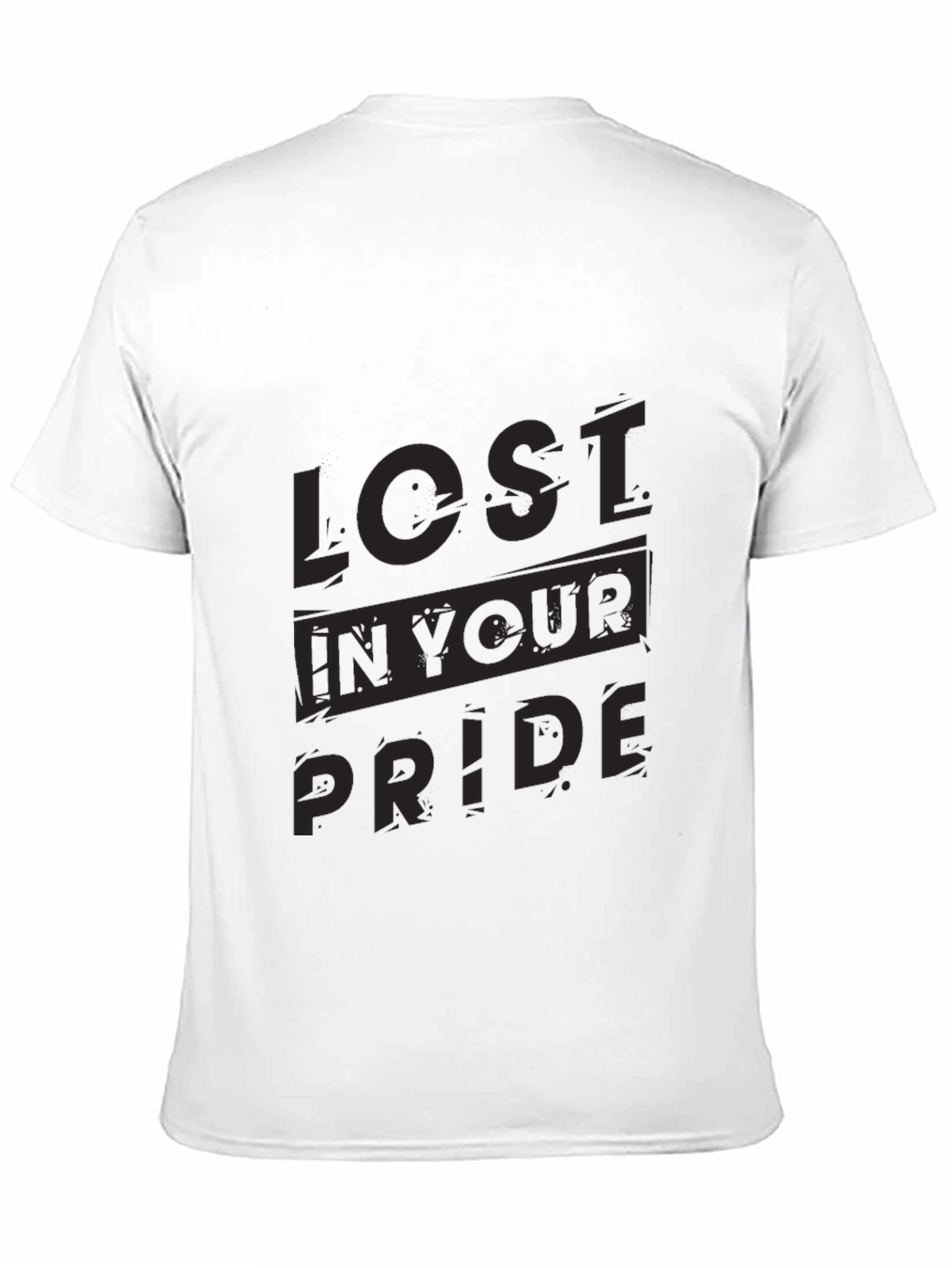 Lost in Your Pride Graphic Tee - Black
