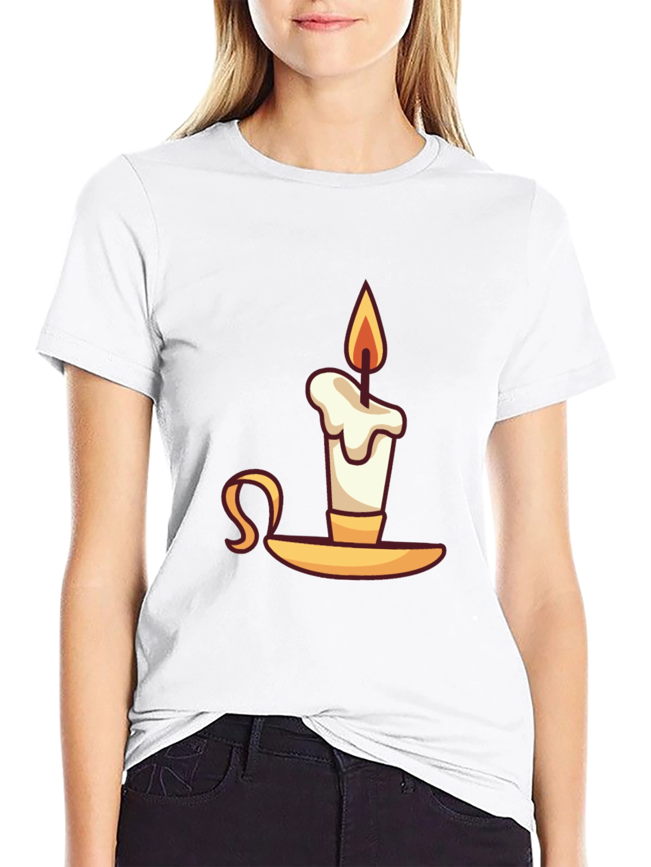 Novelty Candle Graphic T-Shirt