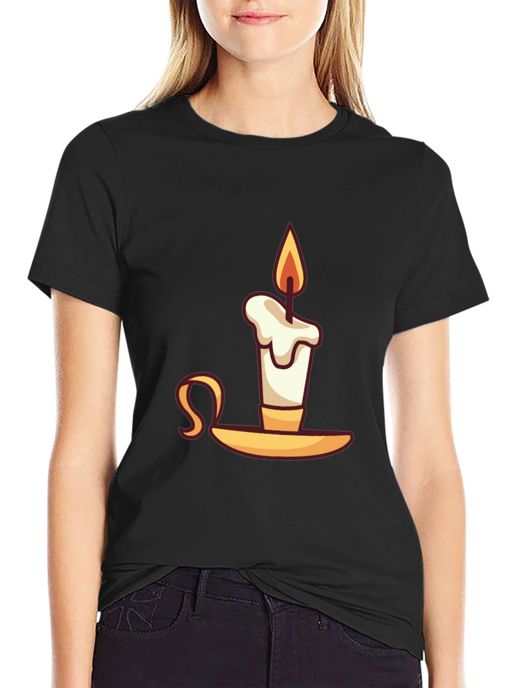 Novelty Candle Graphic T-Shirt