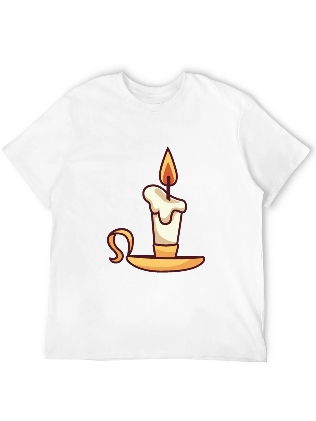 Novelty Candle Graphic T-Shirt