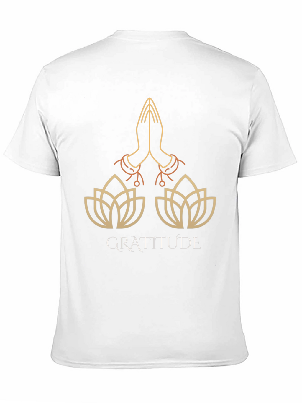 Gratitude Lotus T-Shirt - Stylish Graphic Tee