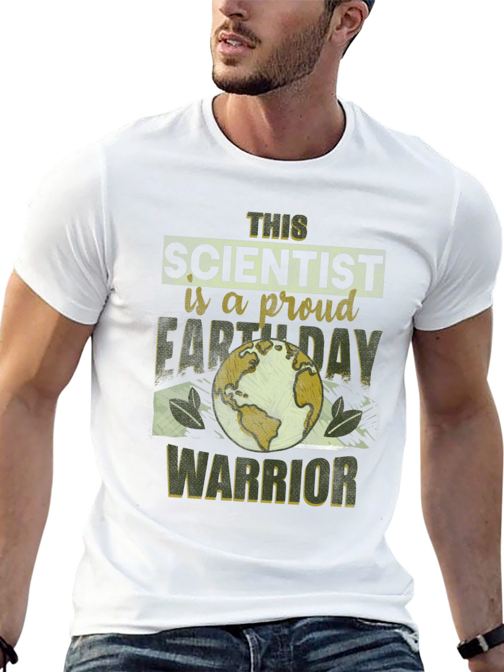 Earth Day Scientist Proud Warrior T-Shirt