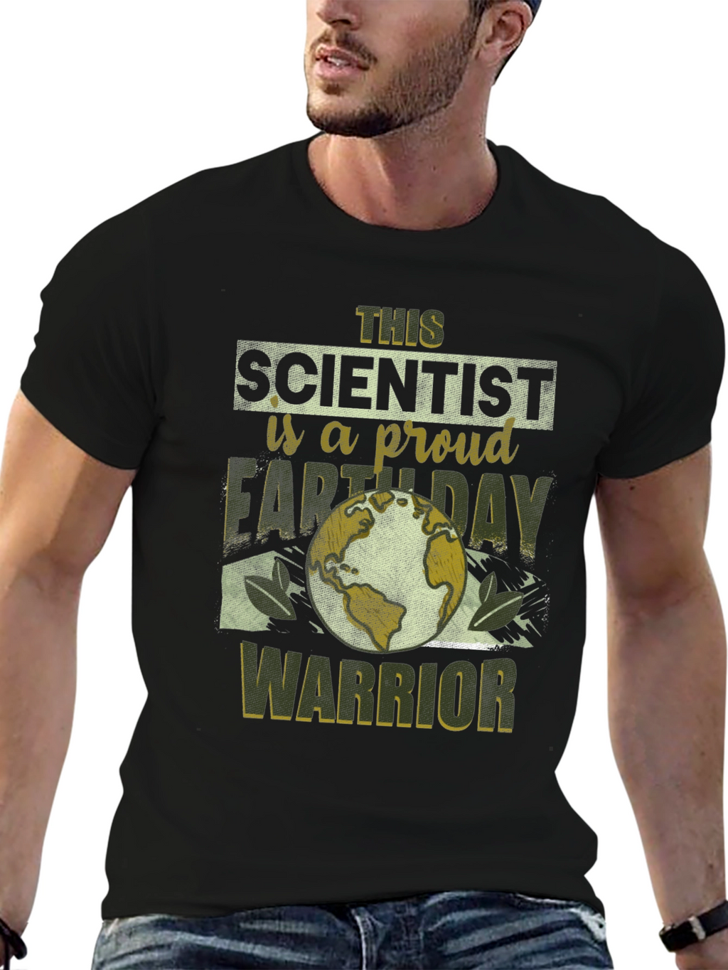 Earth Day Scientist Proud Warrior T-Shirt