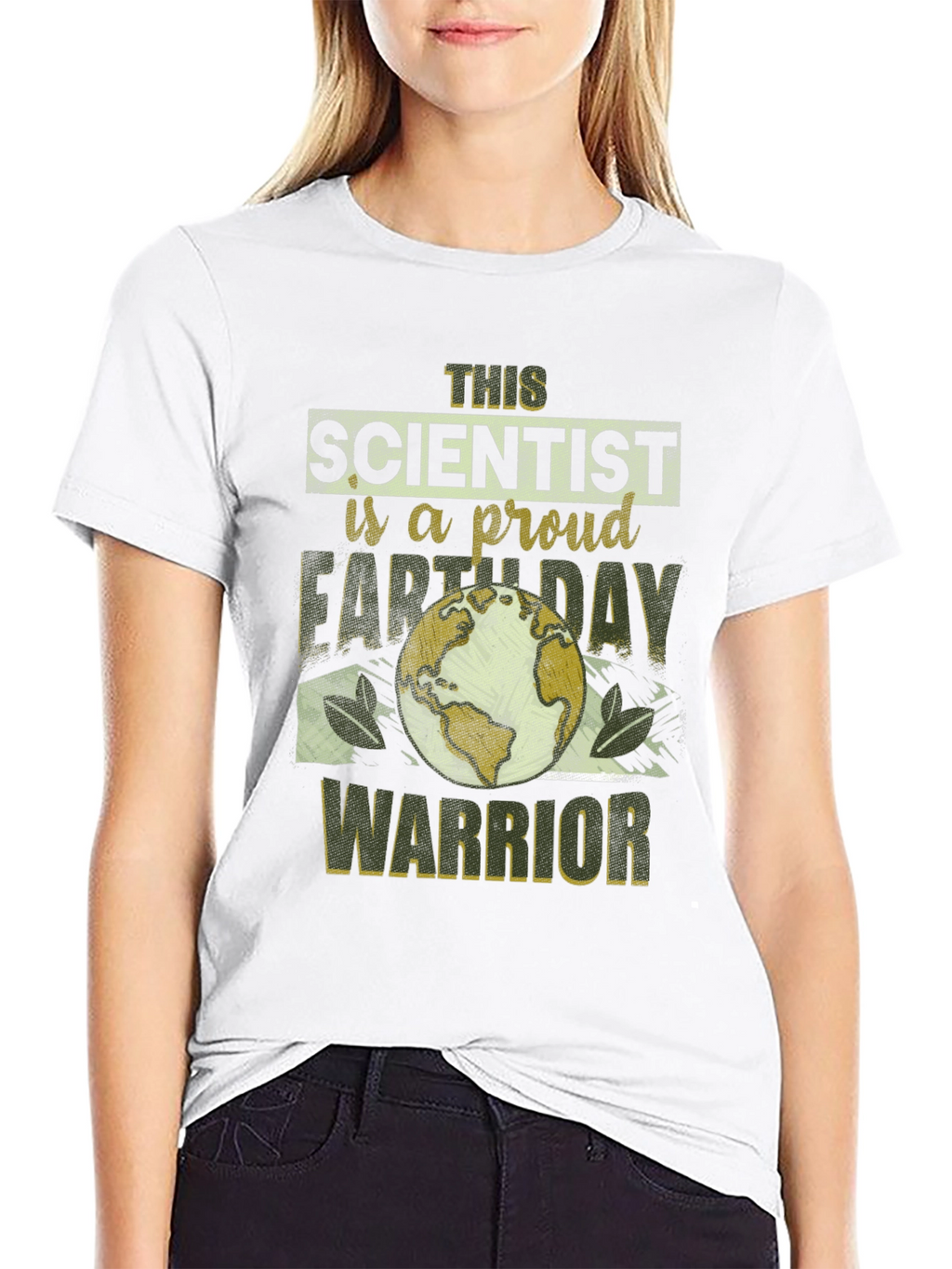 Earth Day Scientist Proud Warrior T-Shirt