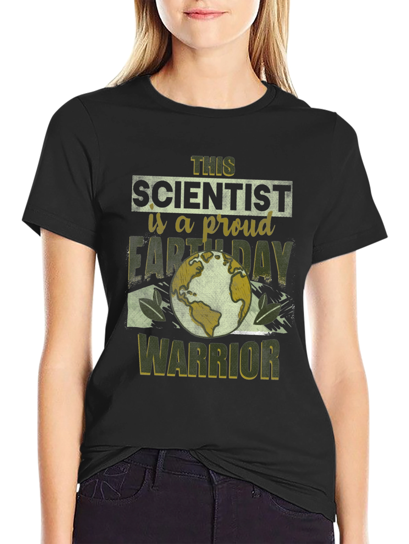 Earth Day Scientist Proud Warrior T-Shirt